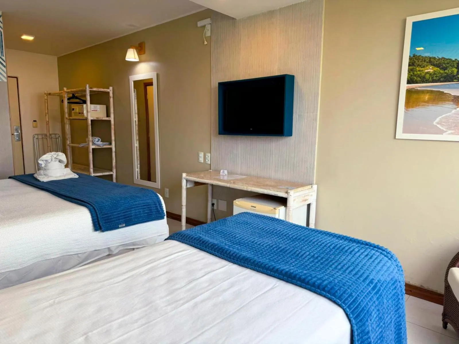 Bed in Hotel Praia do Sol