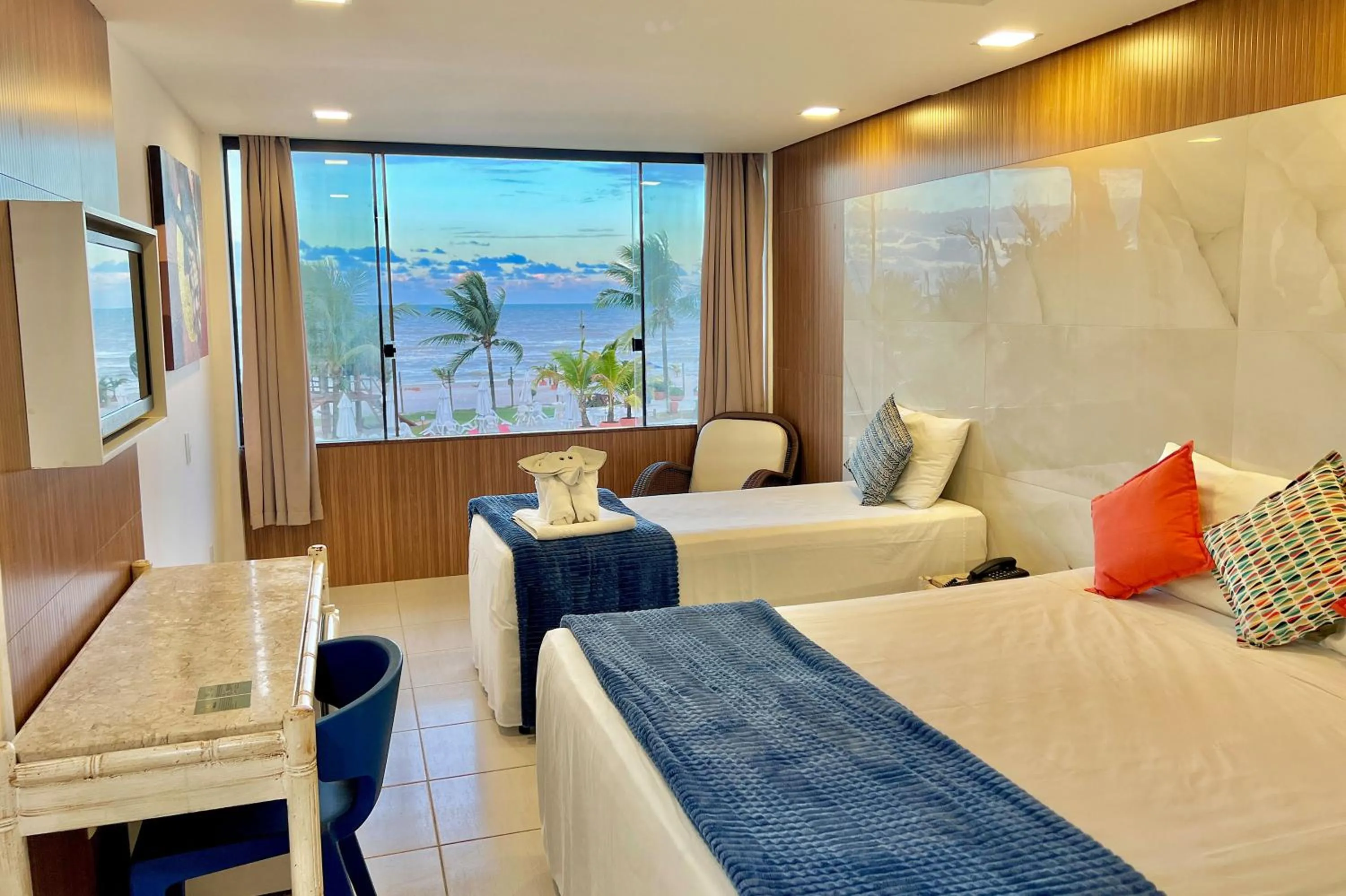 Bed in Hotel Praia do Sol