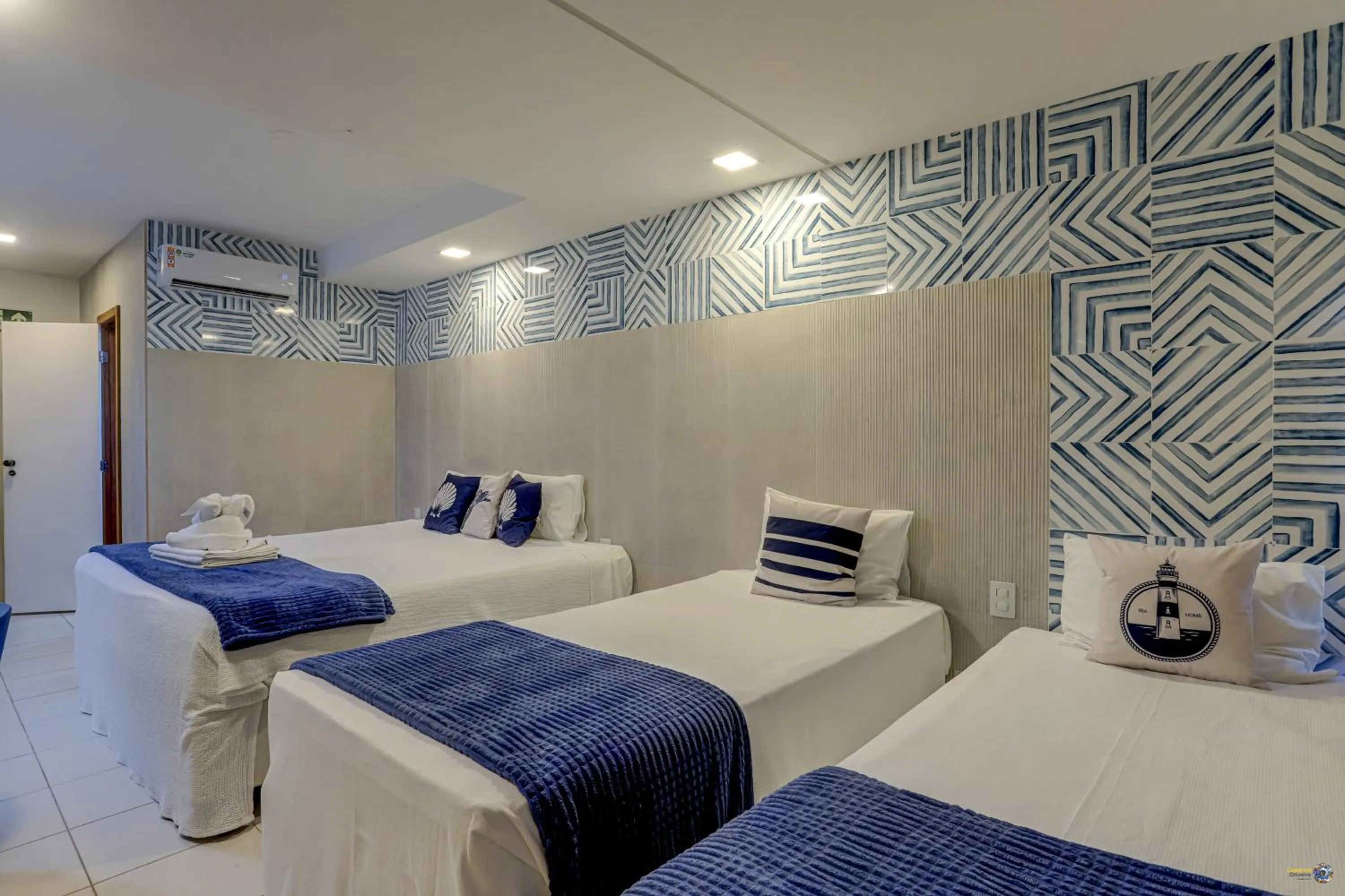 Bed in Hotel Praia do Sol