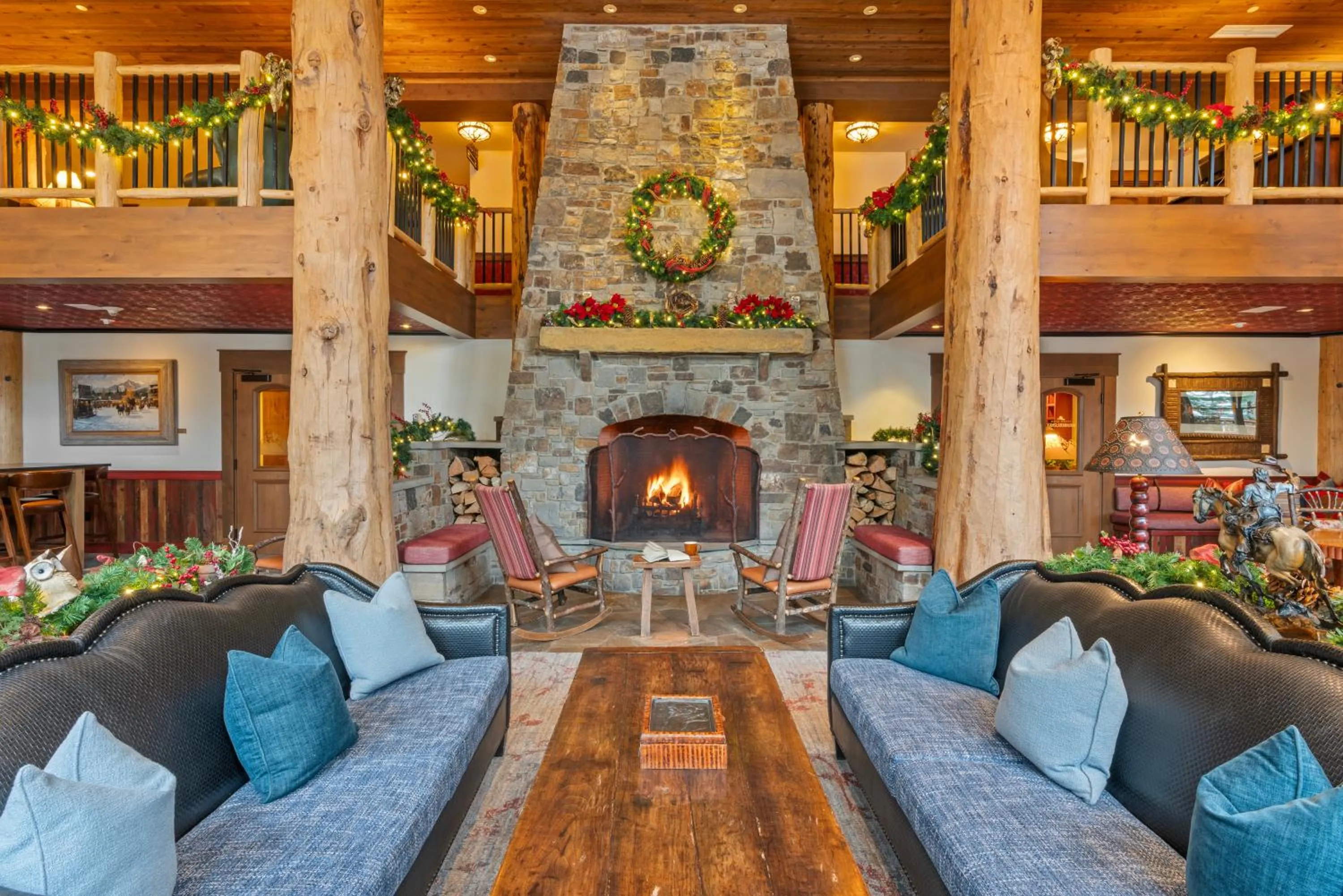 Lobby or reception in Teton Club