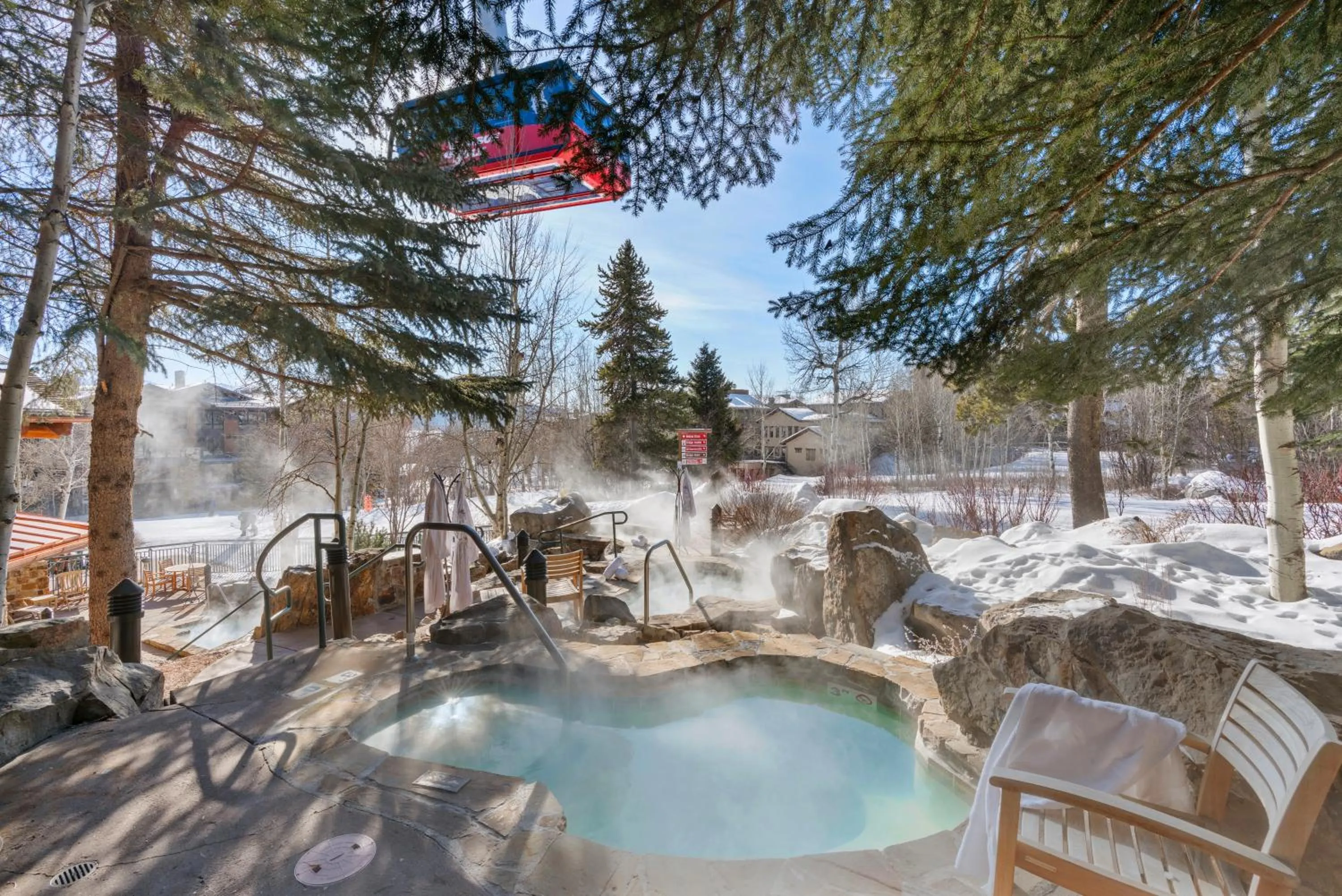 Hot Tub in Teton Club