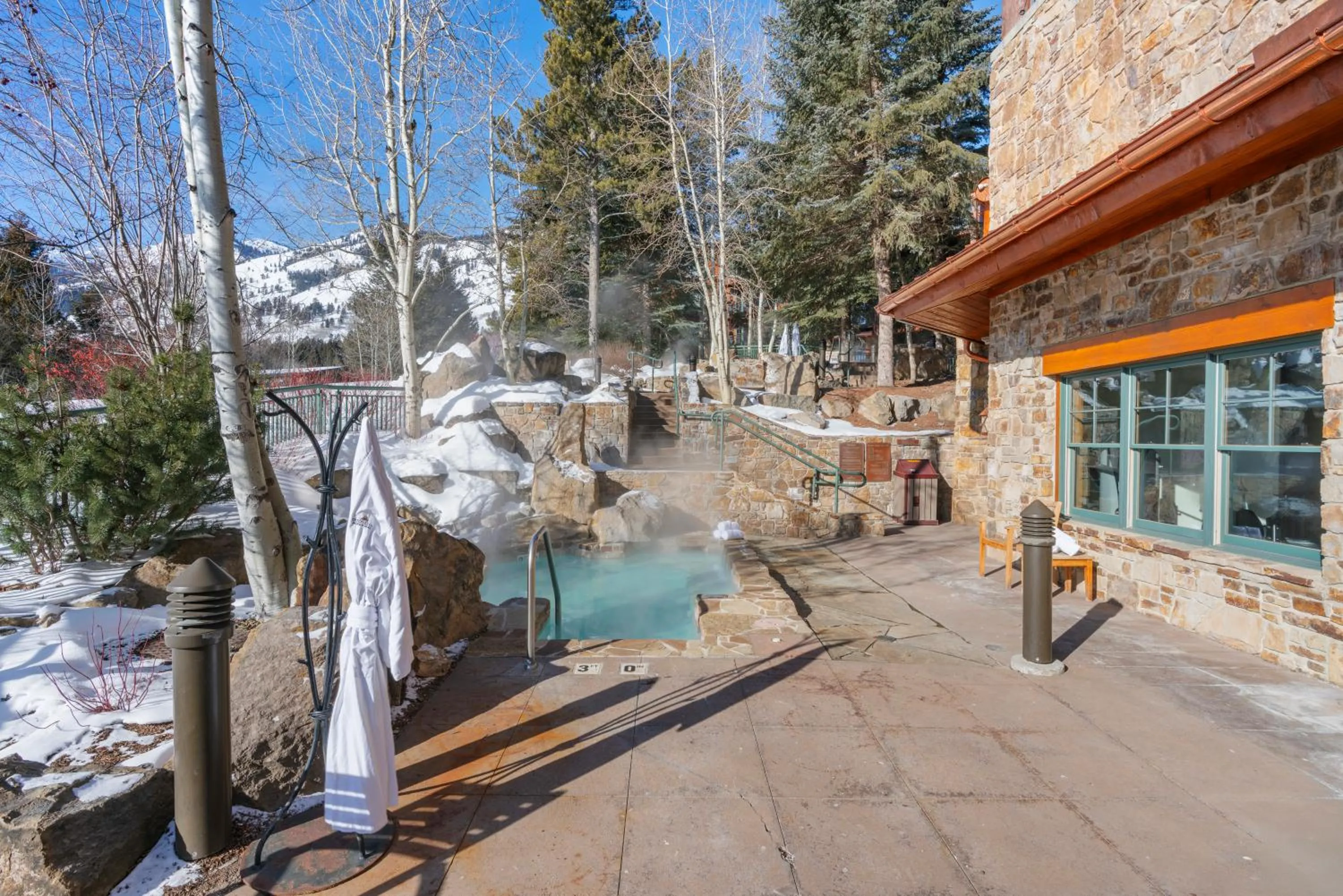 Hot Tub in Teton Club