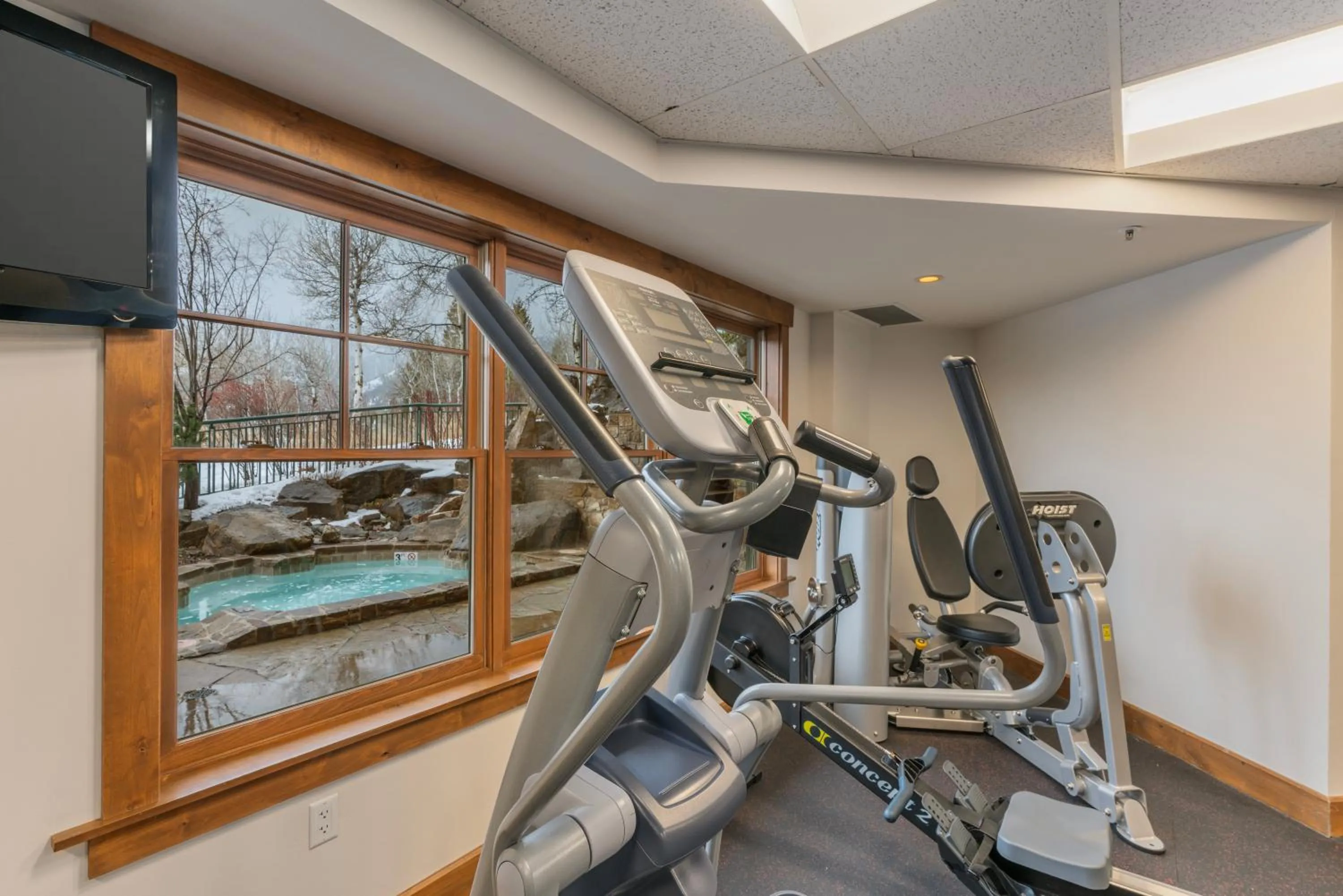 Fitness centre/facilities in Teton Club
