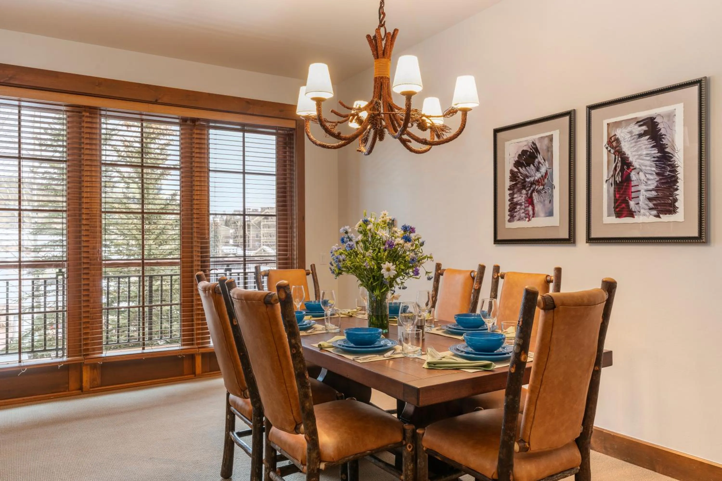 Dining area in Teton Club