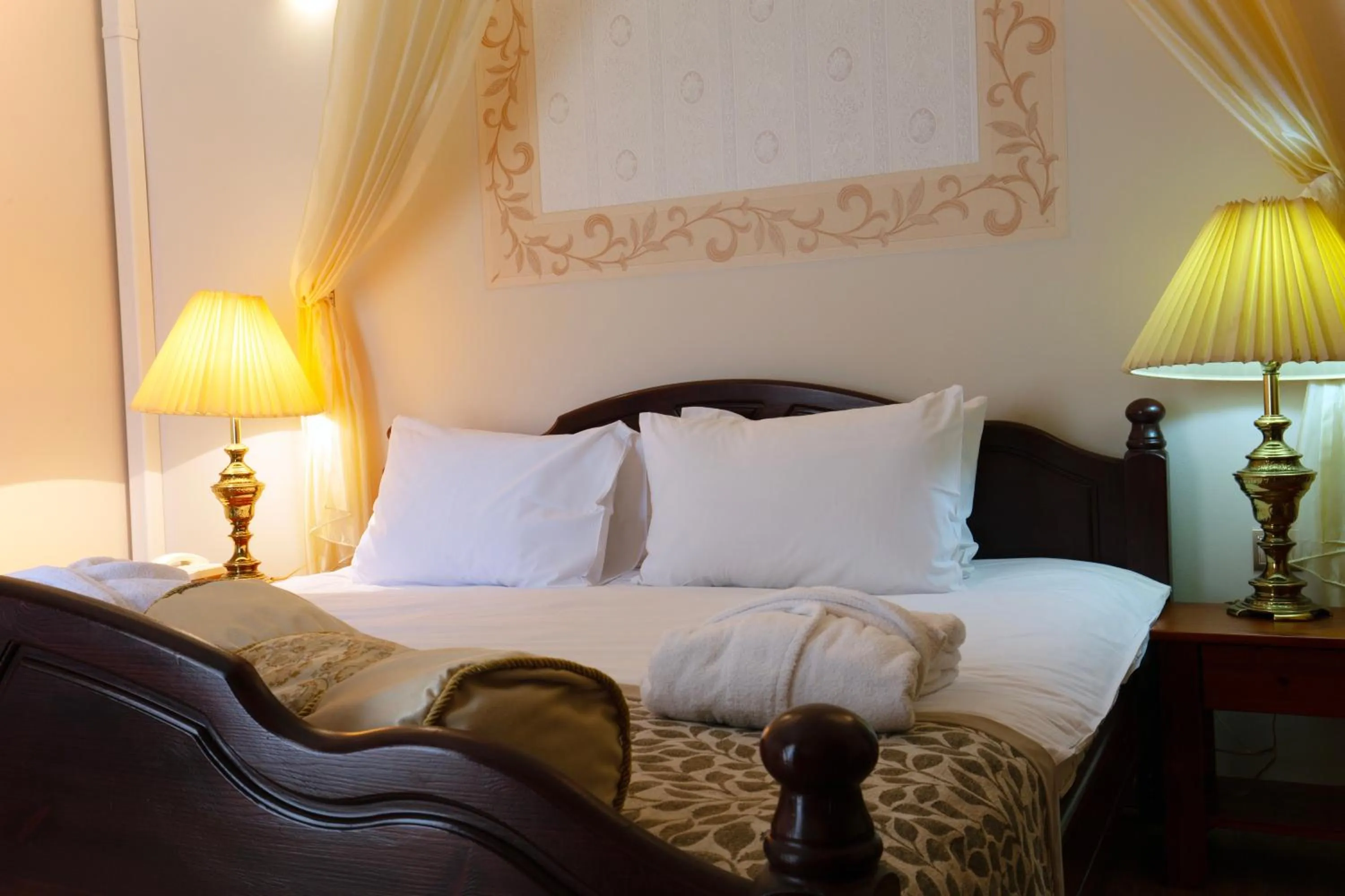 Bed in Pegasa Pils Spa Hotel