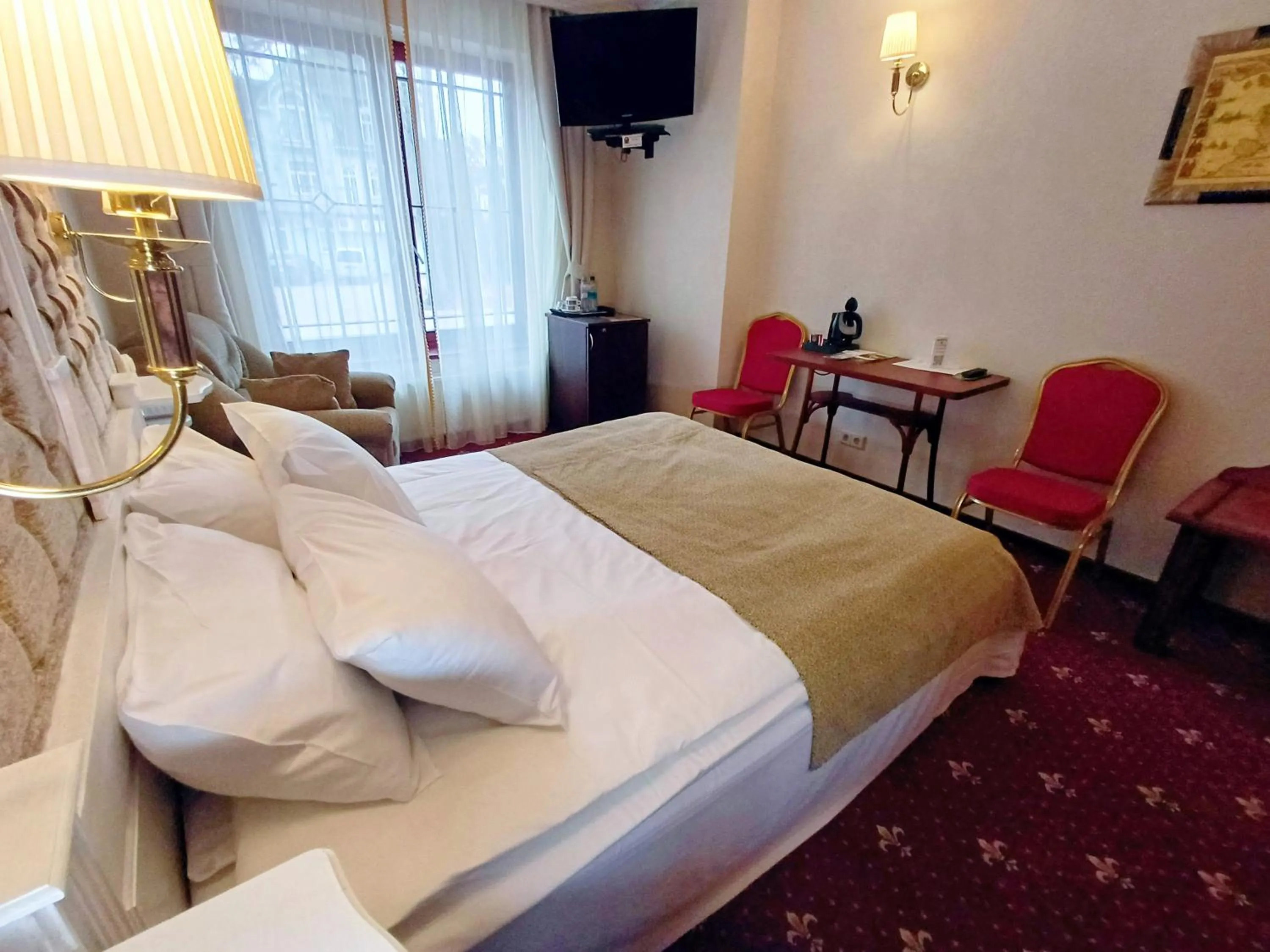 Bed in Pegasa Pils Spa Hotel