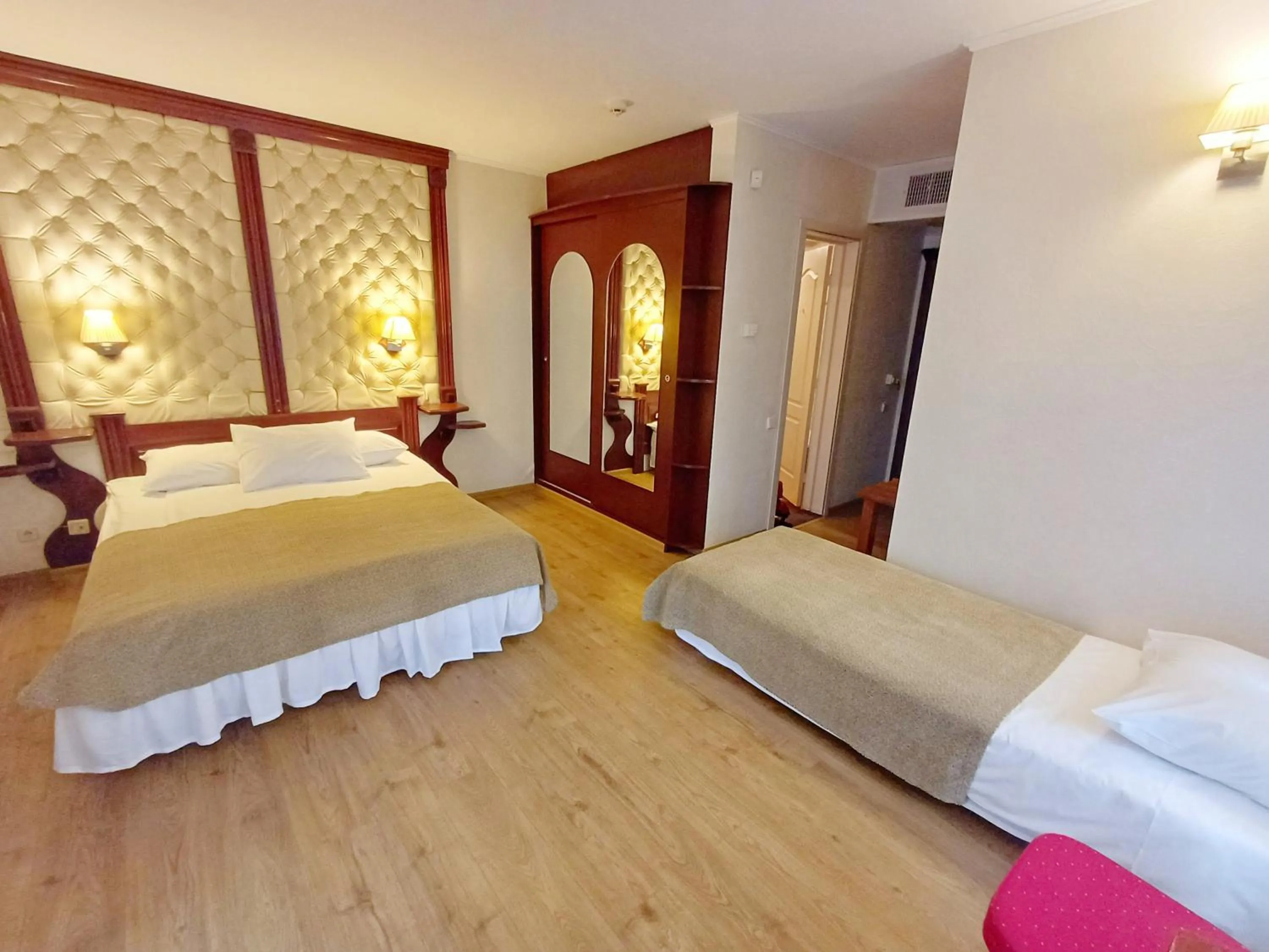 Bed in Pegasa Pils Spa Hotel