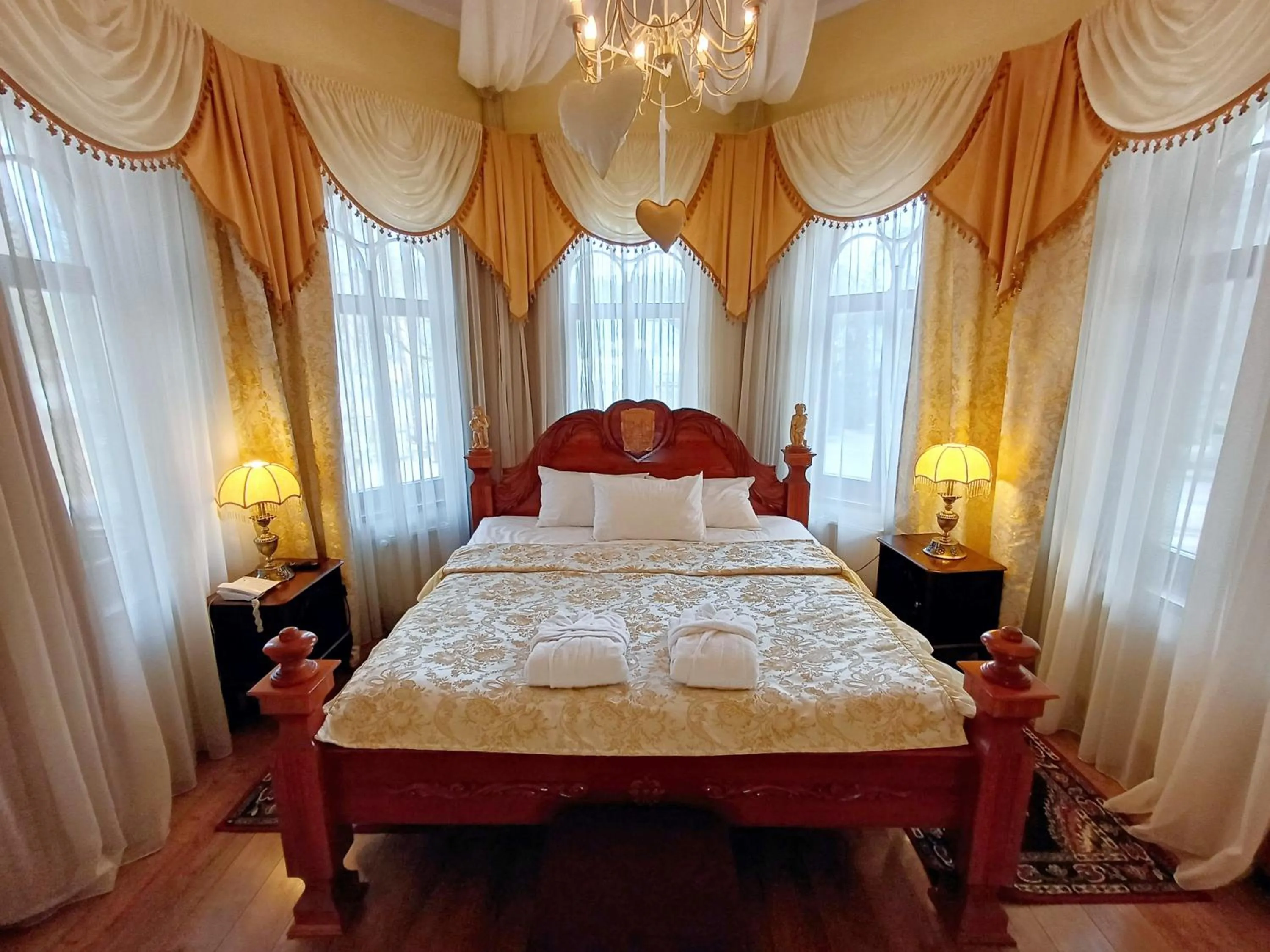 Bed in Pegasa Pils Spa Hotel