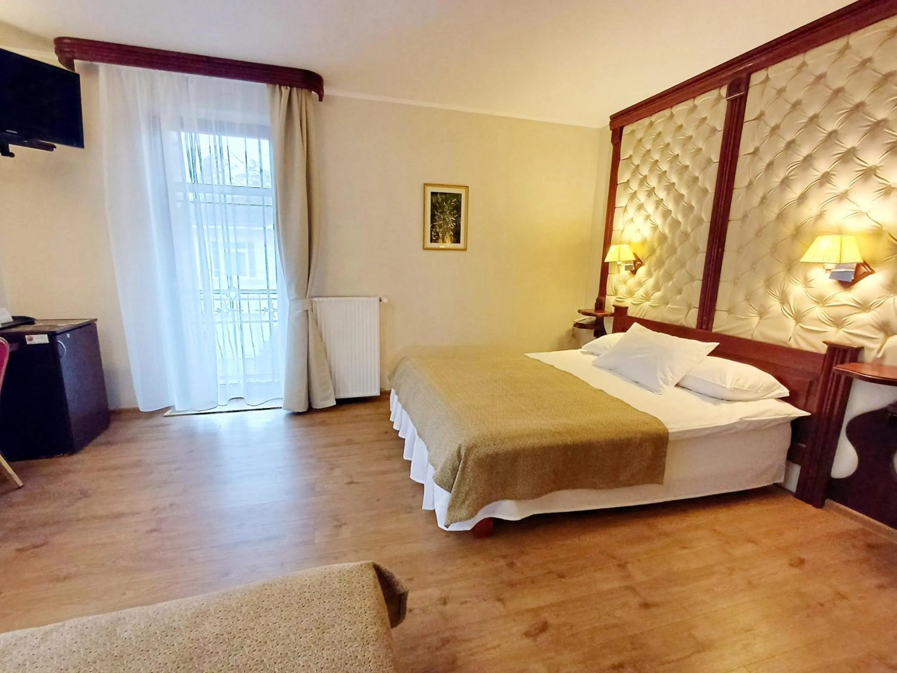 Bed in Pegasa Pils Spa Hotel