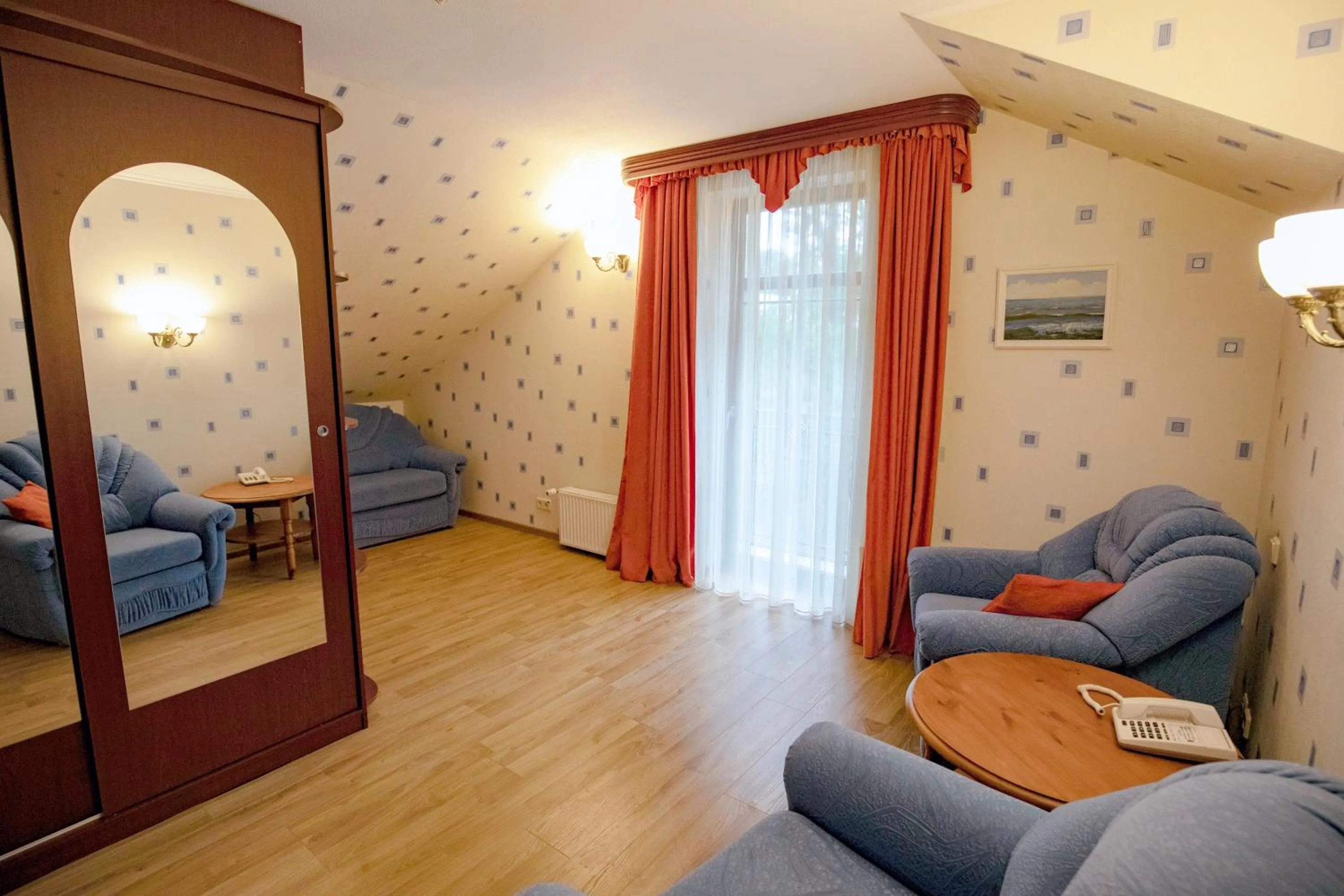 Living room in Pegasa Pils Spa Hotel