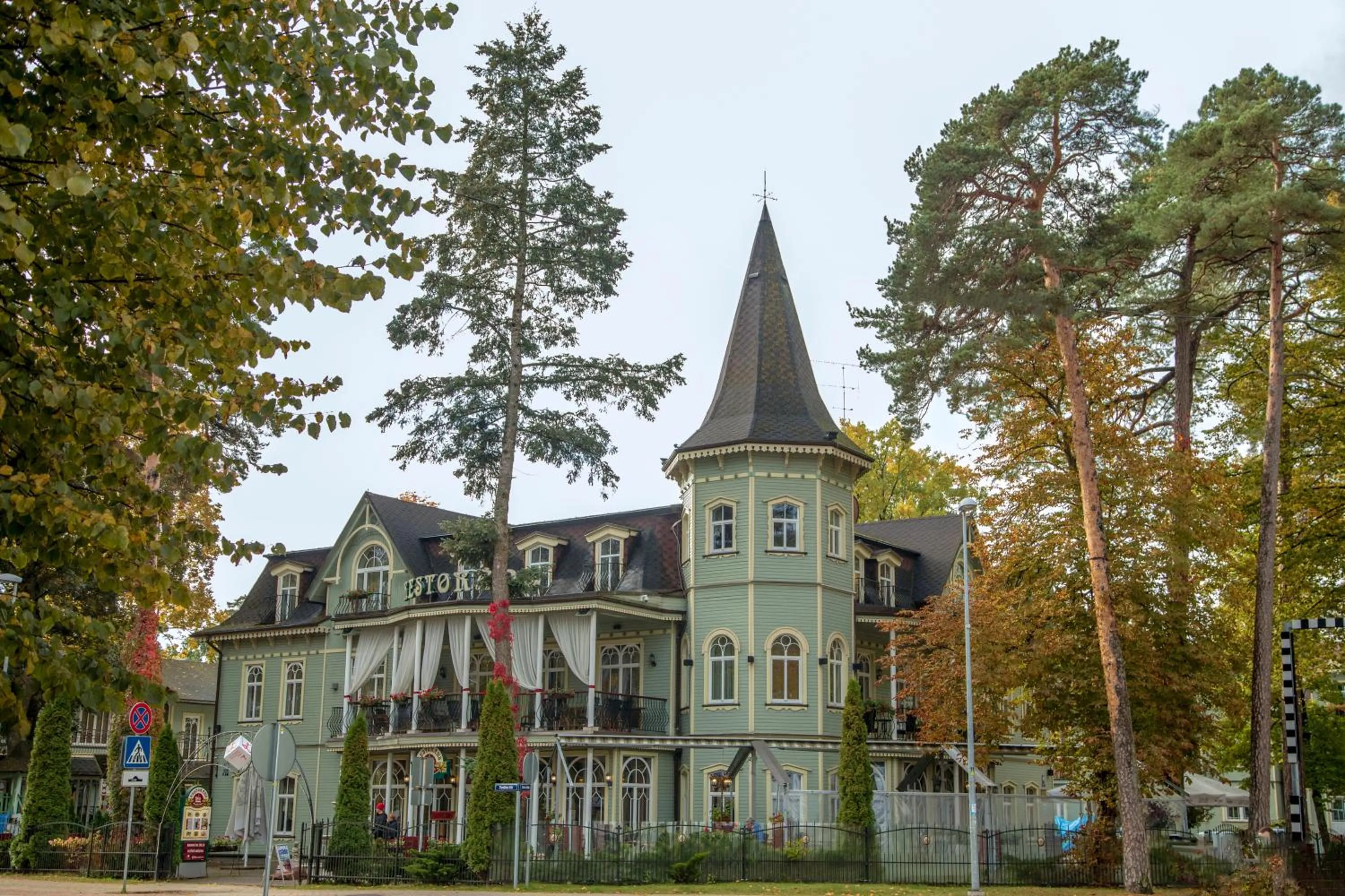 Property building in Pegasa Pils Spa Hotel