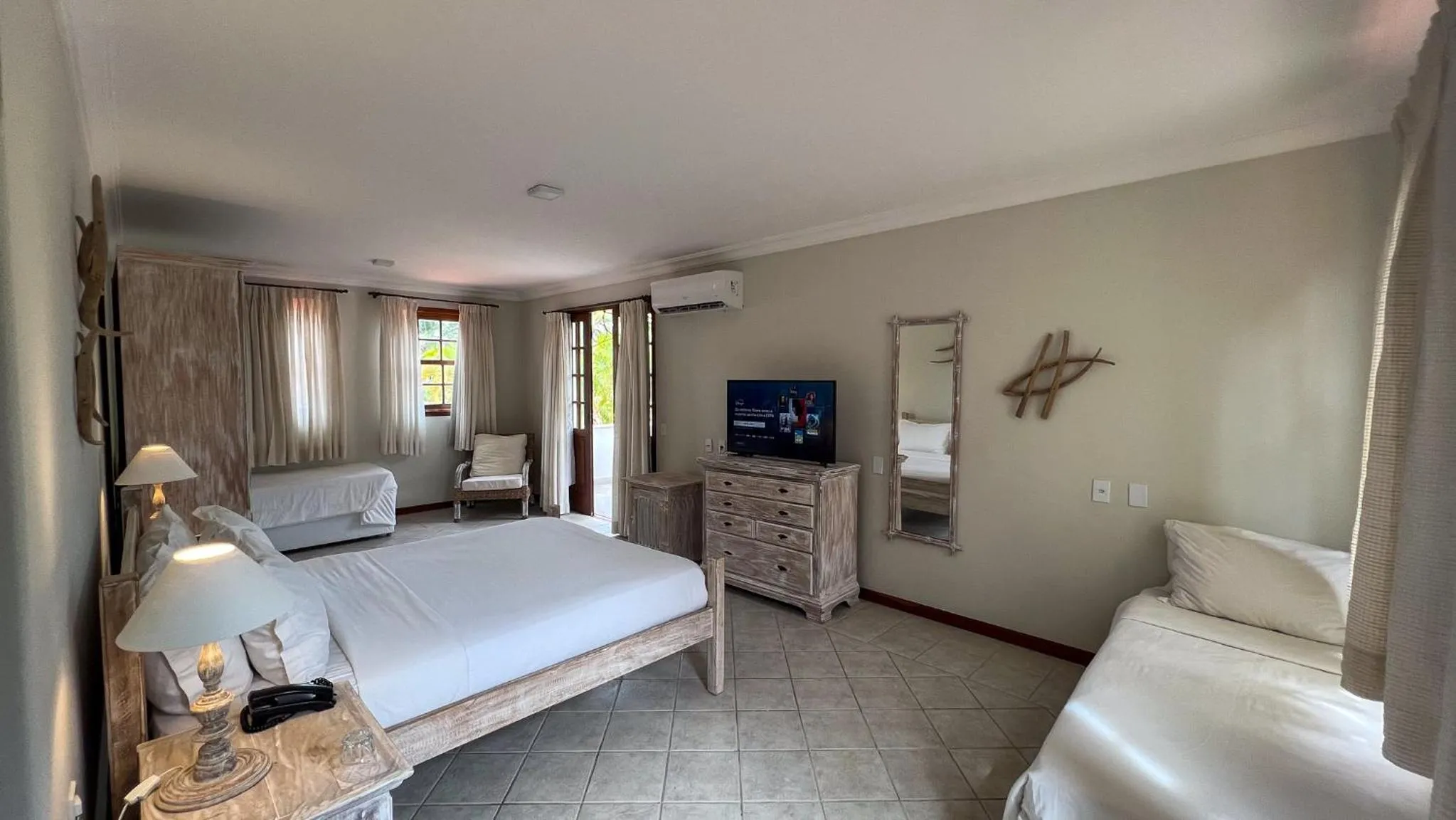 Bed in Vila Angatu Eco Resort & SPA