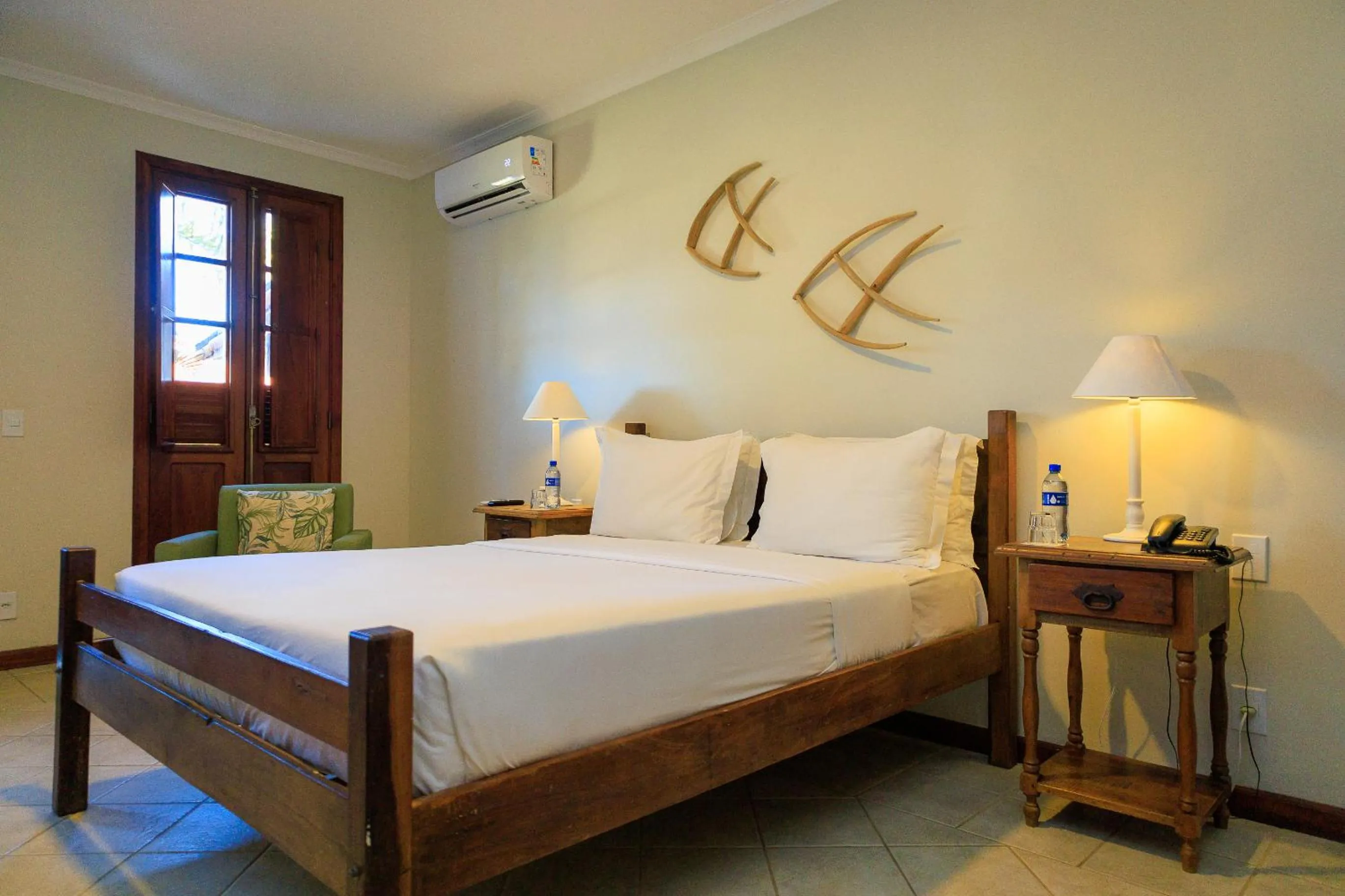 Bed in Vila Angatu Eco Resort & SPA