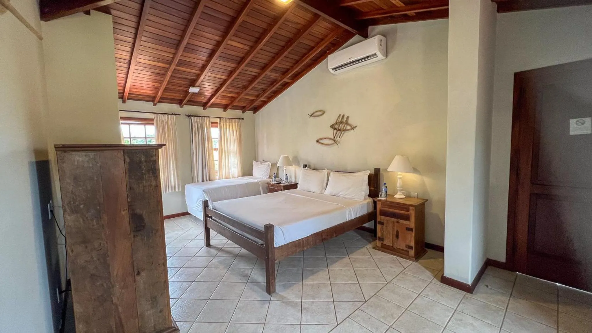 Bed in Vila Angatu Eco Resort & SPA