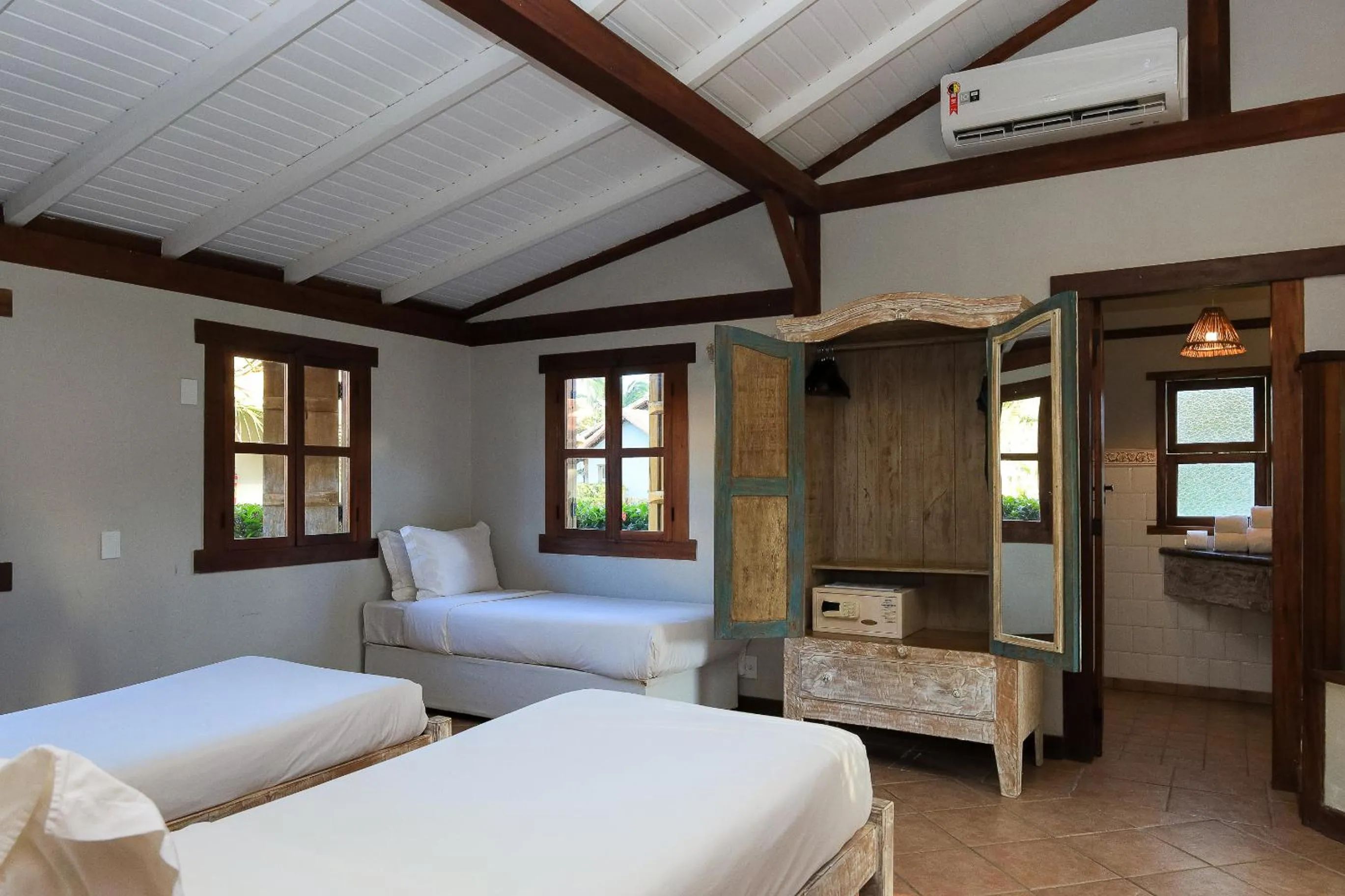 Bed in Vila Angatu Eco Resort & SPA