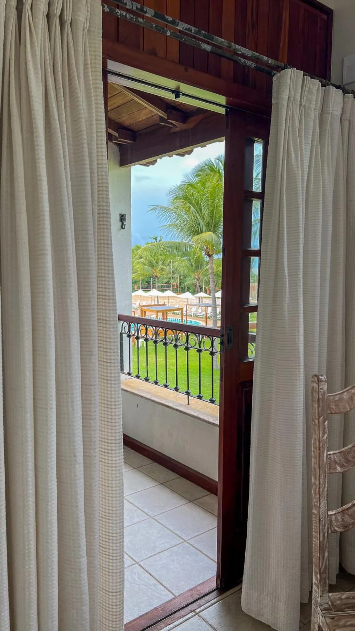 Balcony/Terrace in Vila Angatu Eco Resort & SPA