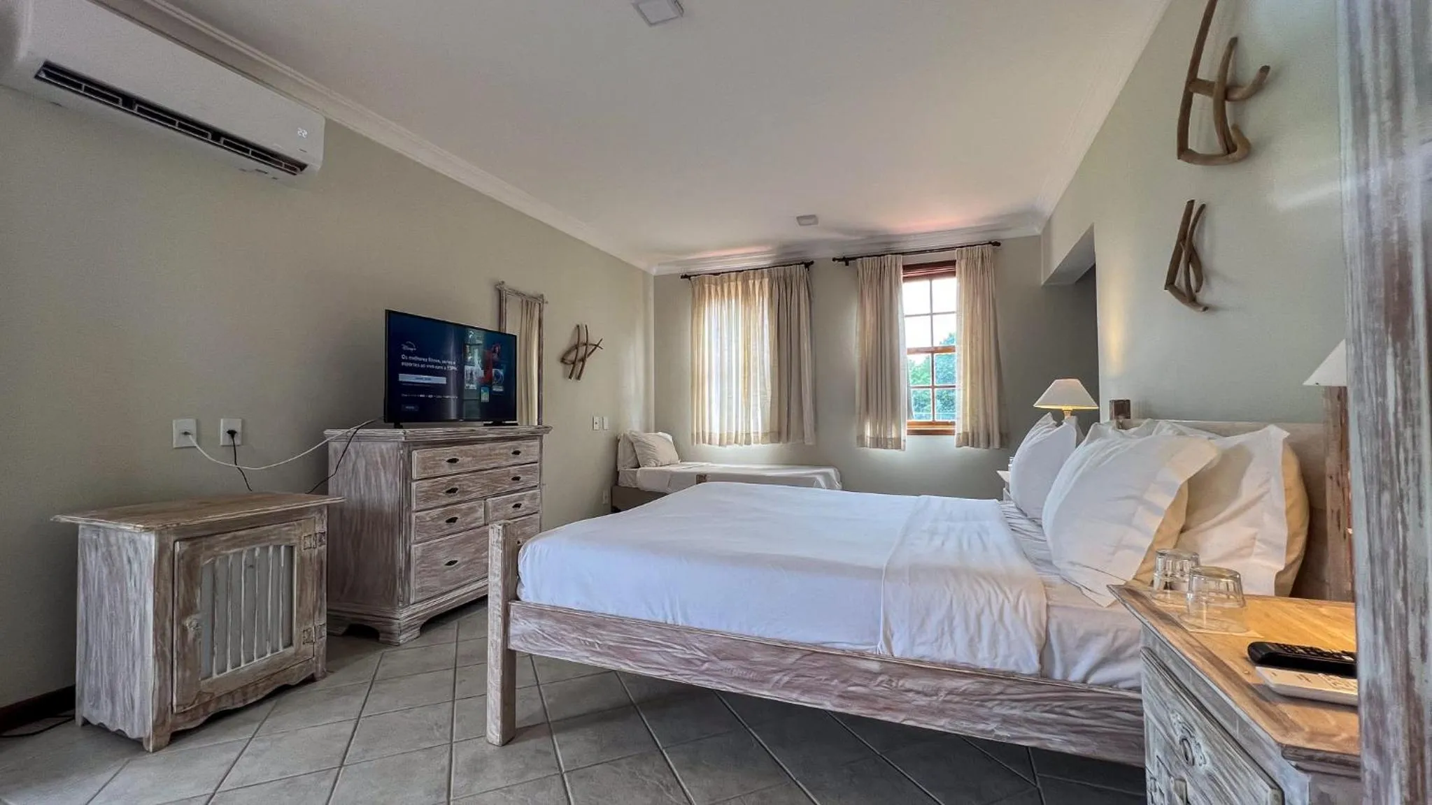 Bed in Vila Angatu Eco Resort & SPA