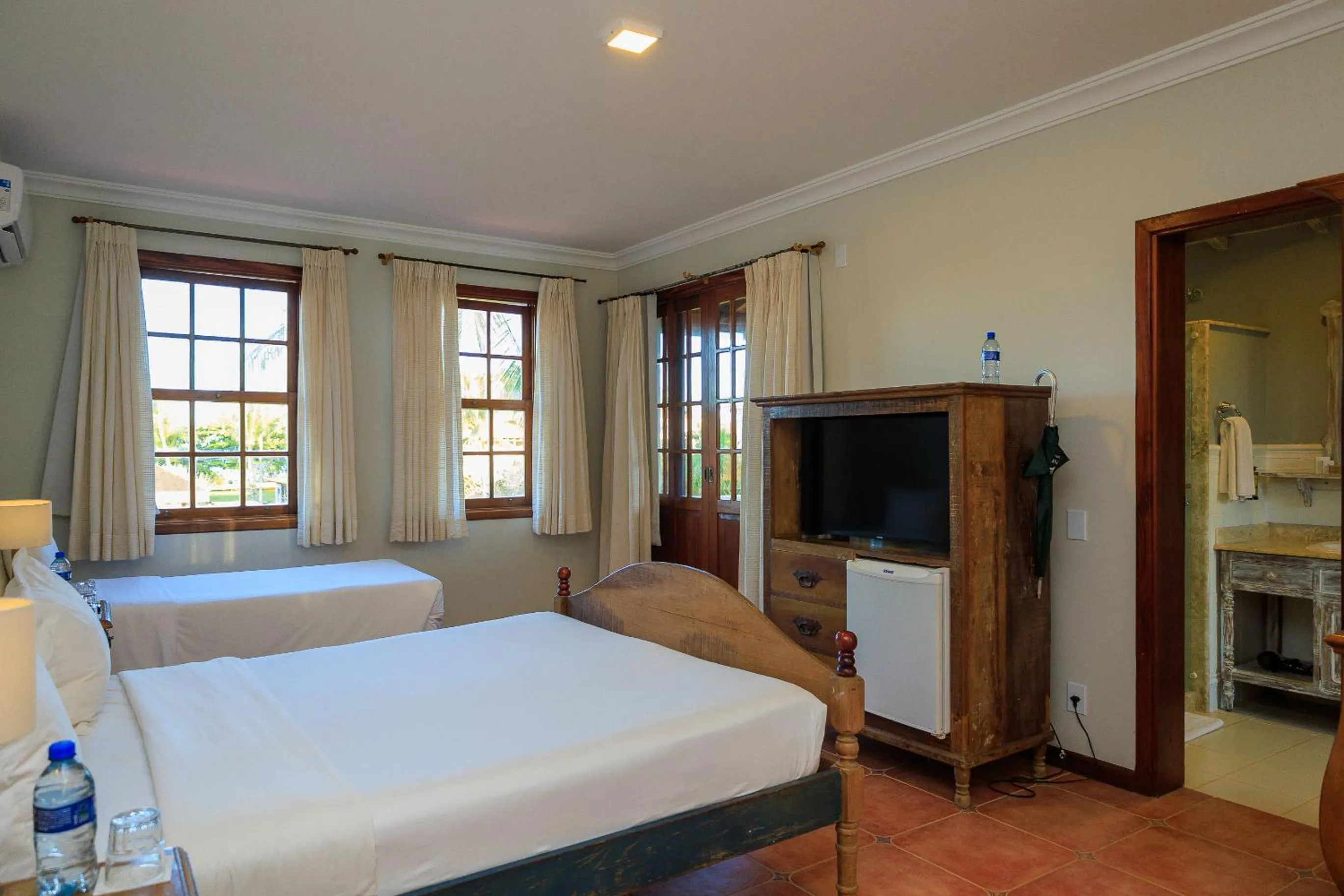 Bed in Vila Angatu Eco Resort & SPA