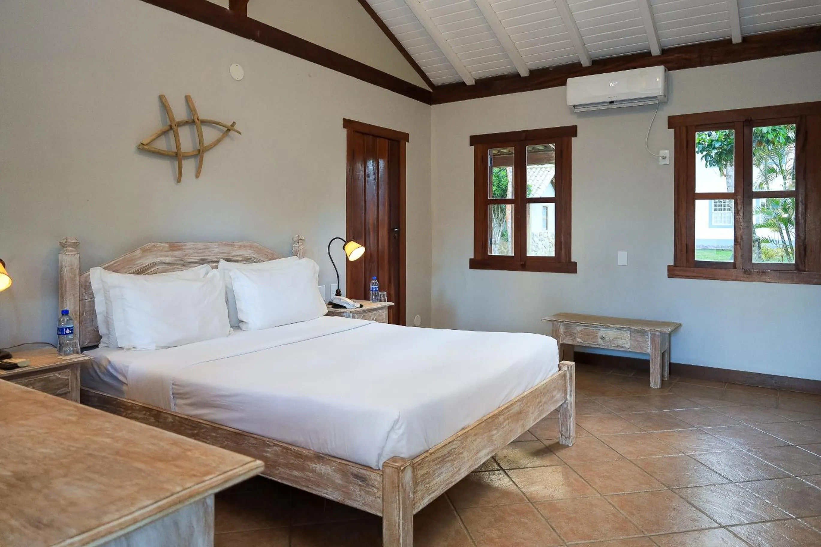 Bed in Vila Angatu Eco Resort & SPA