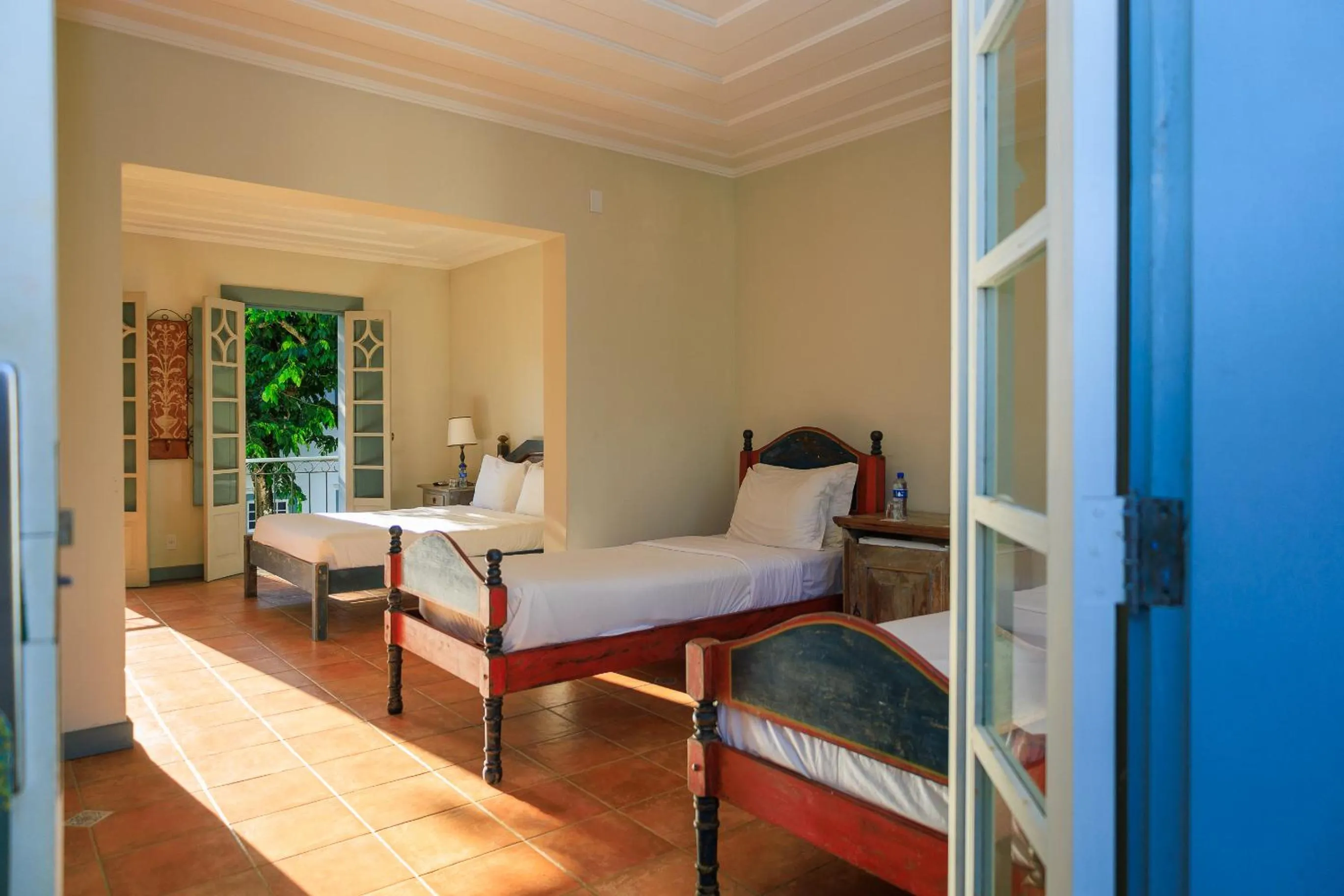 Bed in Vila Angatu Eco Resort & SPA