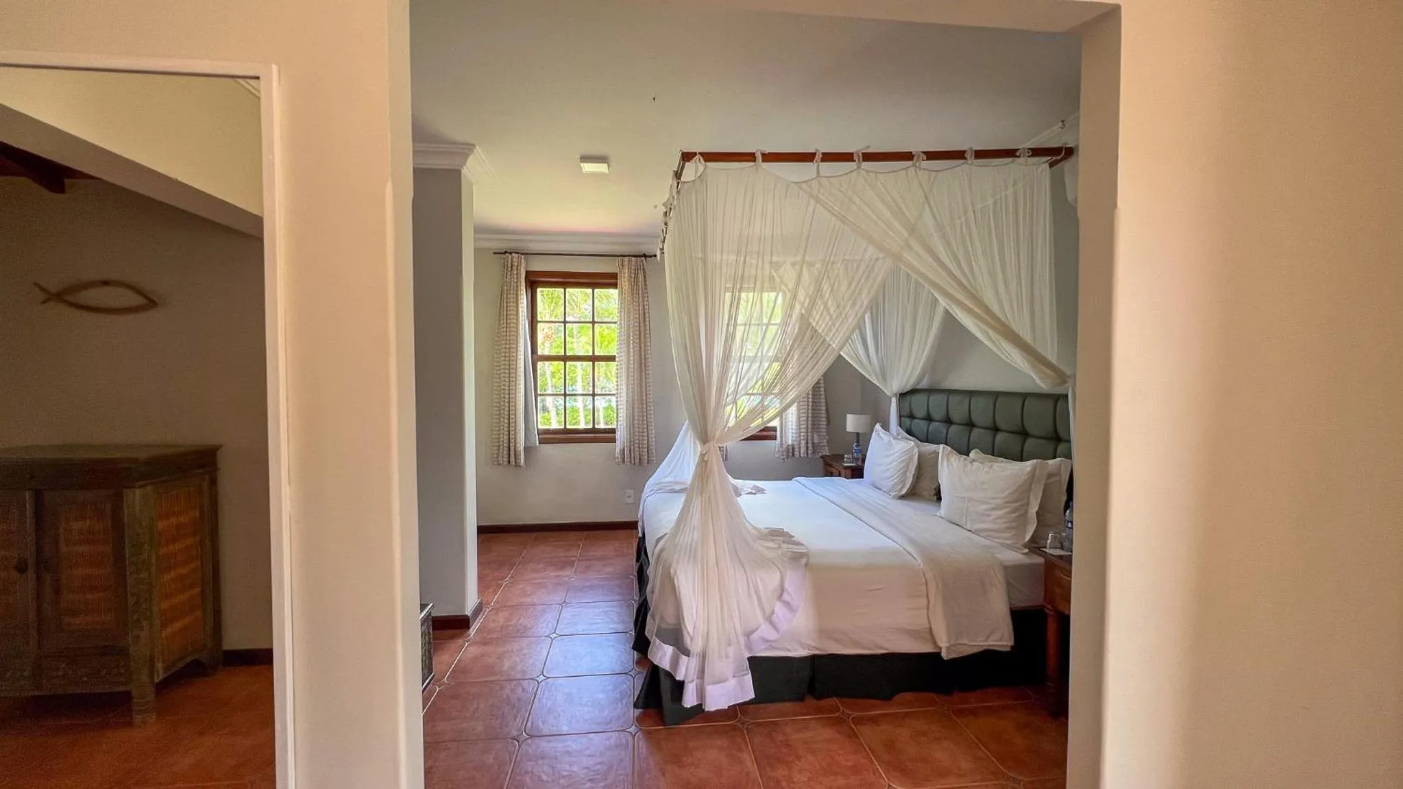 Bed in Vila Angatu Eco Resort & SPA