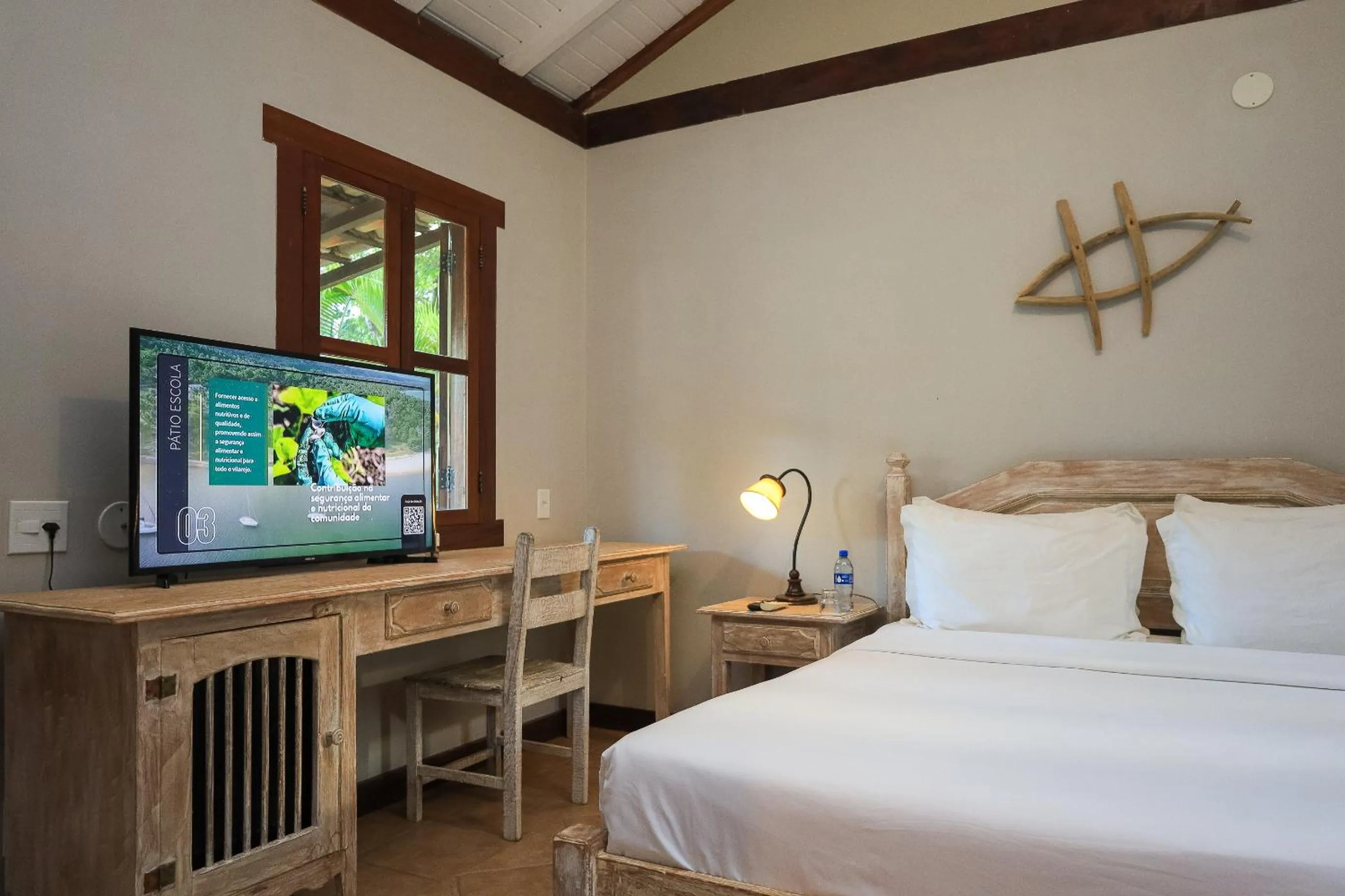 Bed in Vila Angatu Eco Resort & SPA