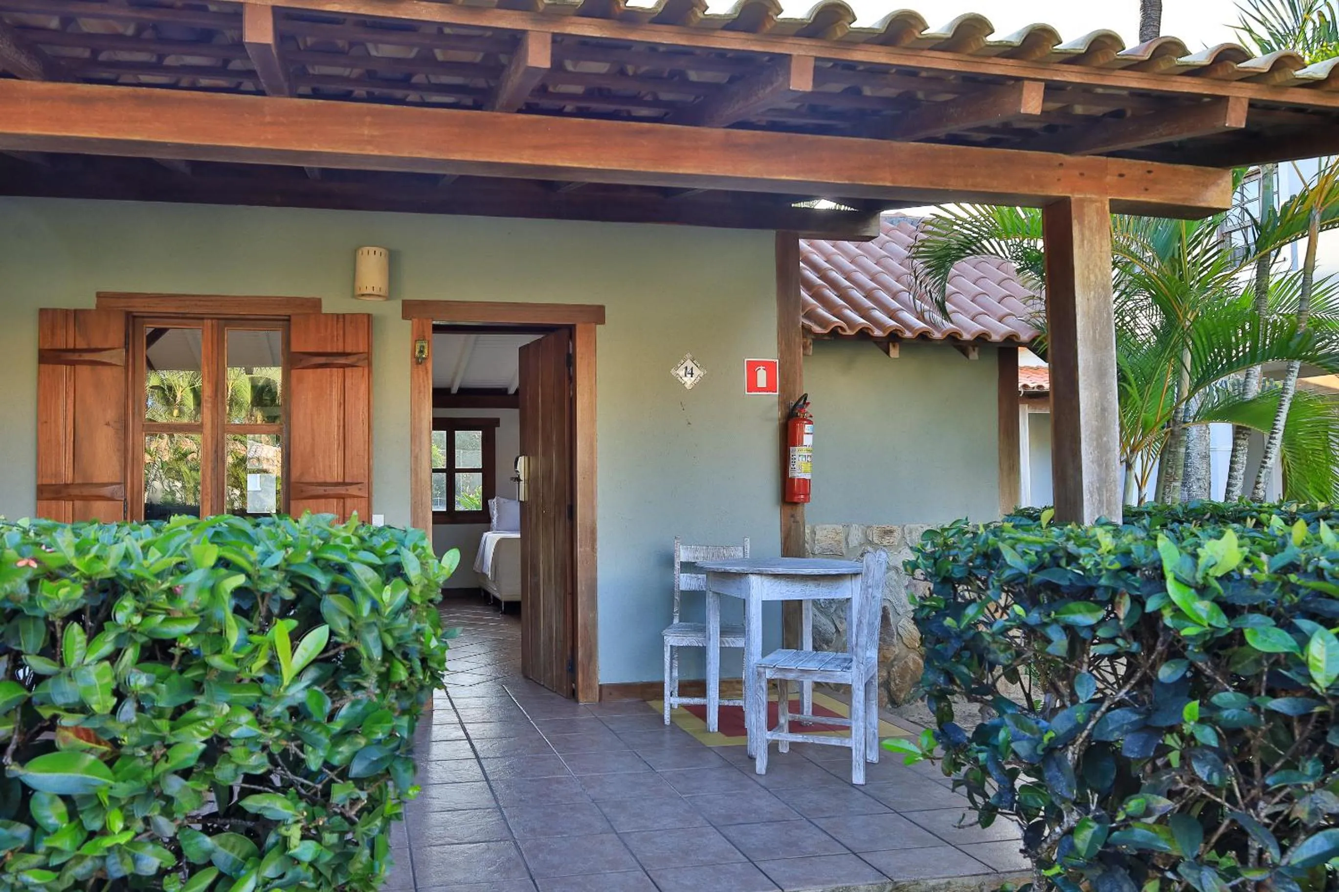 Patio in Vila Angatu Eco Resort & SPA