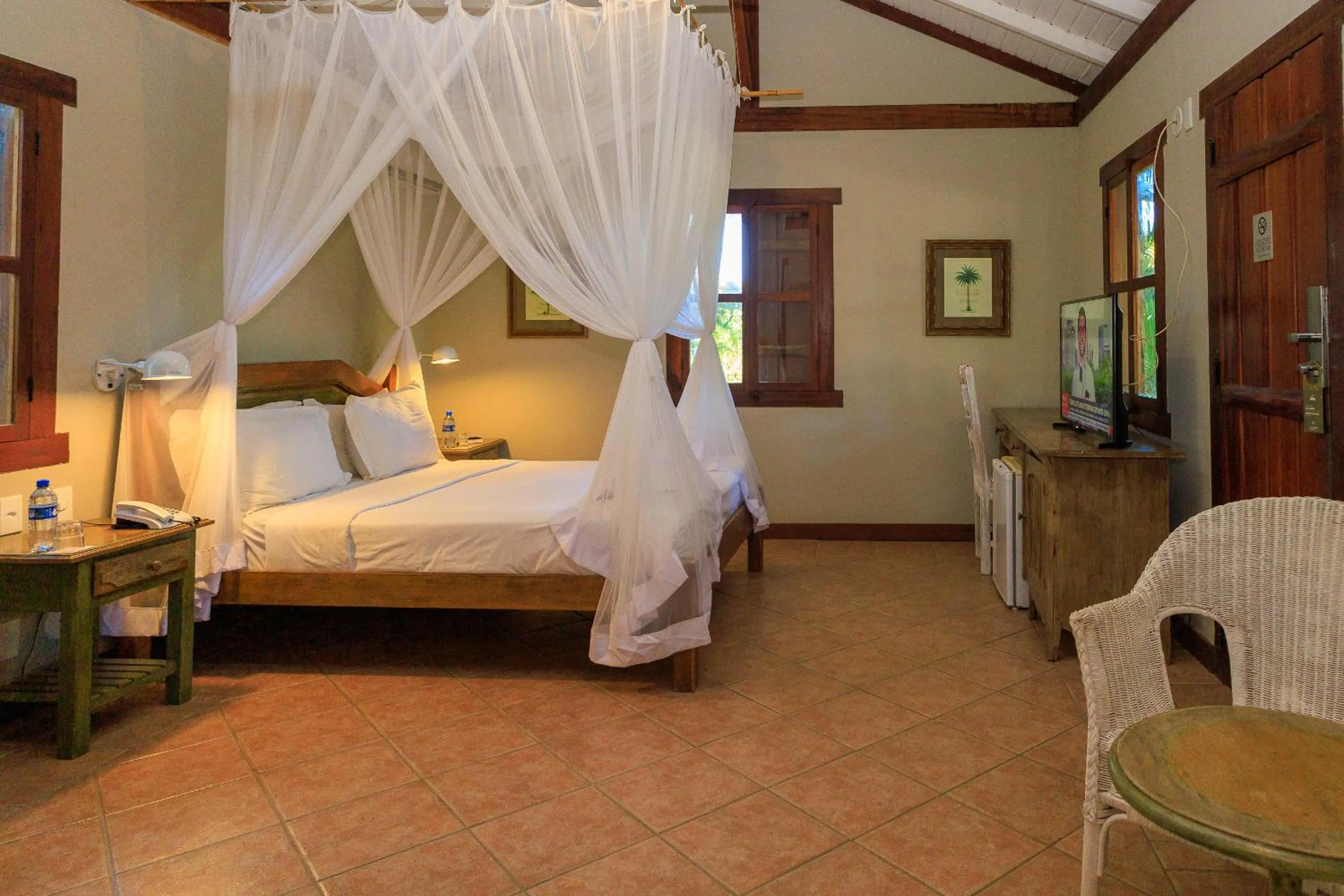 Bed in Vila Angatu Eco Resort & SPA