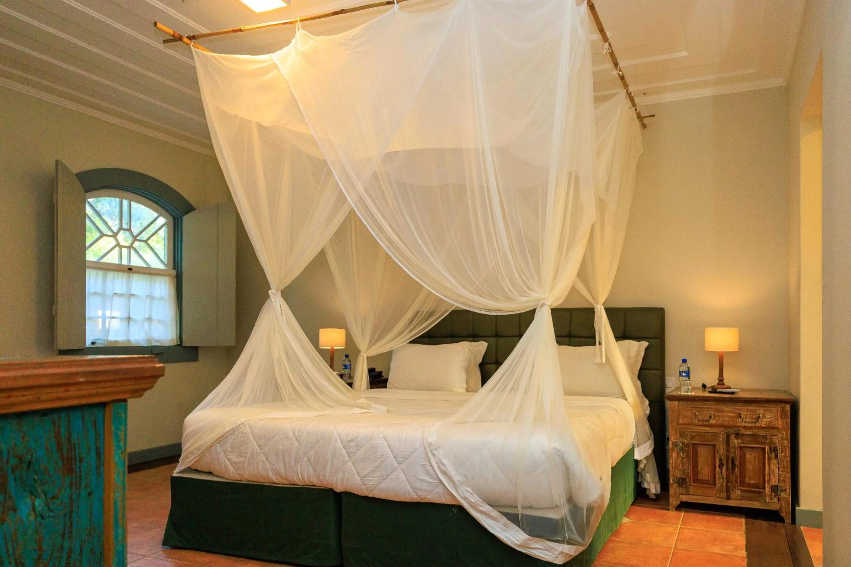 Bed in Vila Angatu Eco Resort & SPA