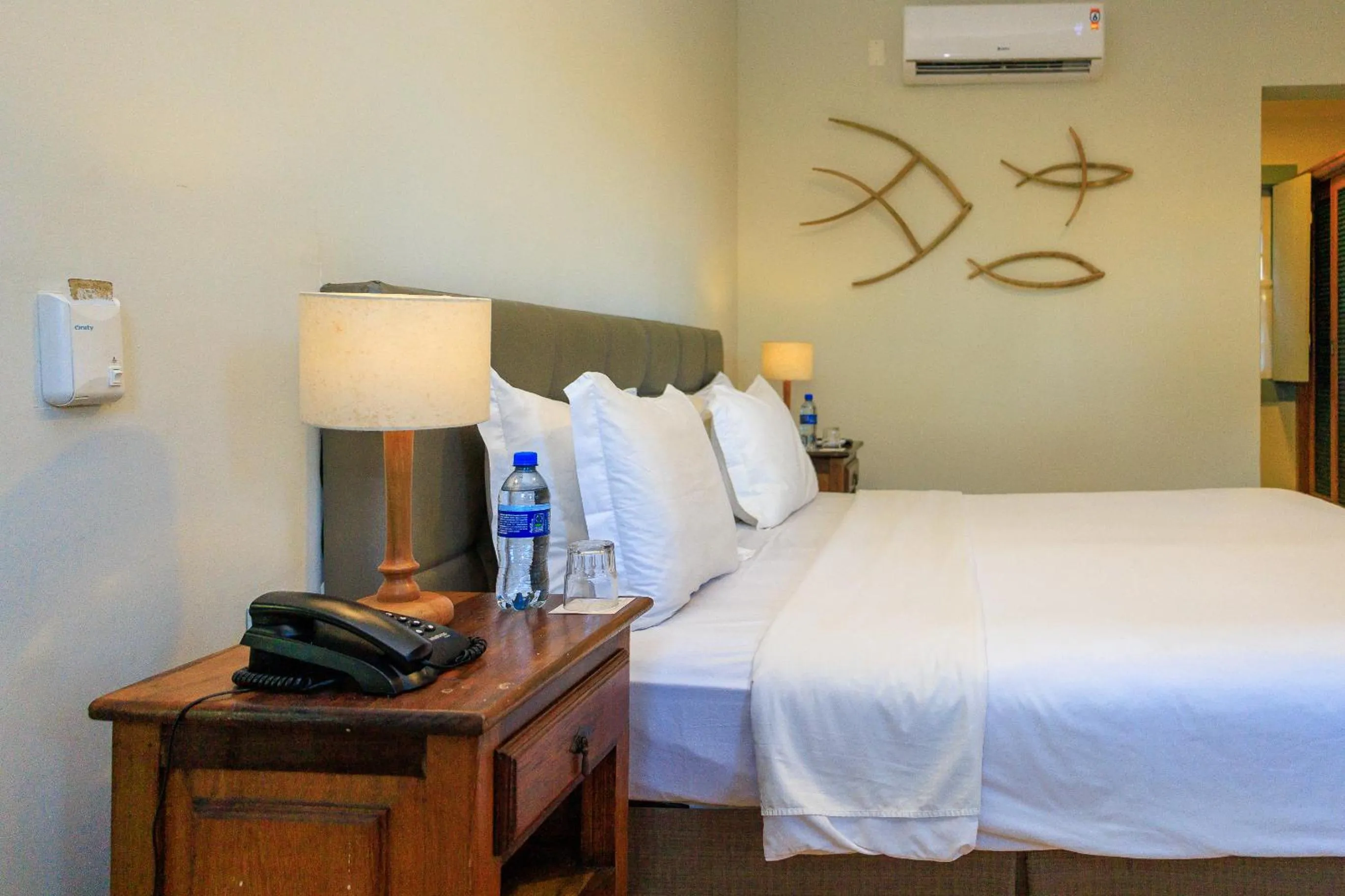 Bed in Vila Angatu Eco Resort & SPA