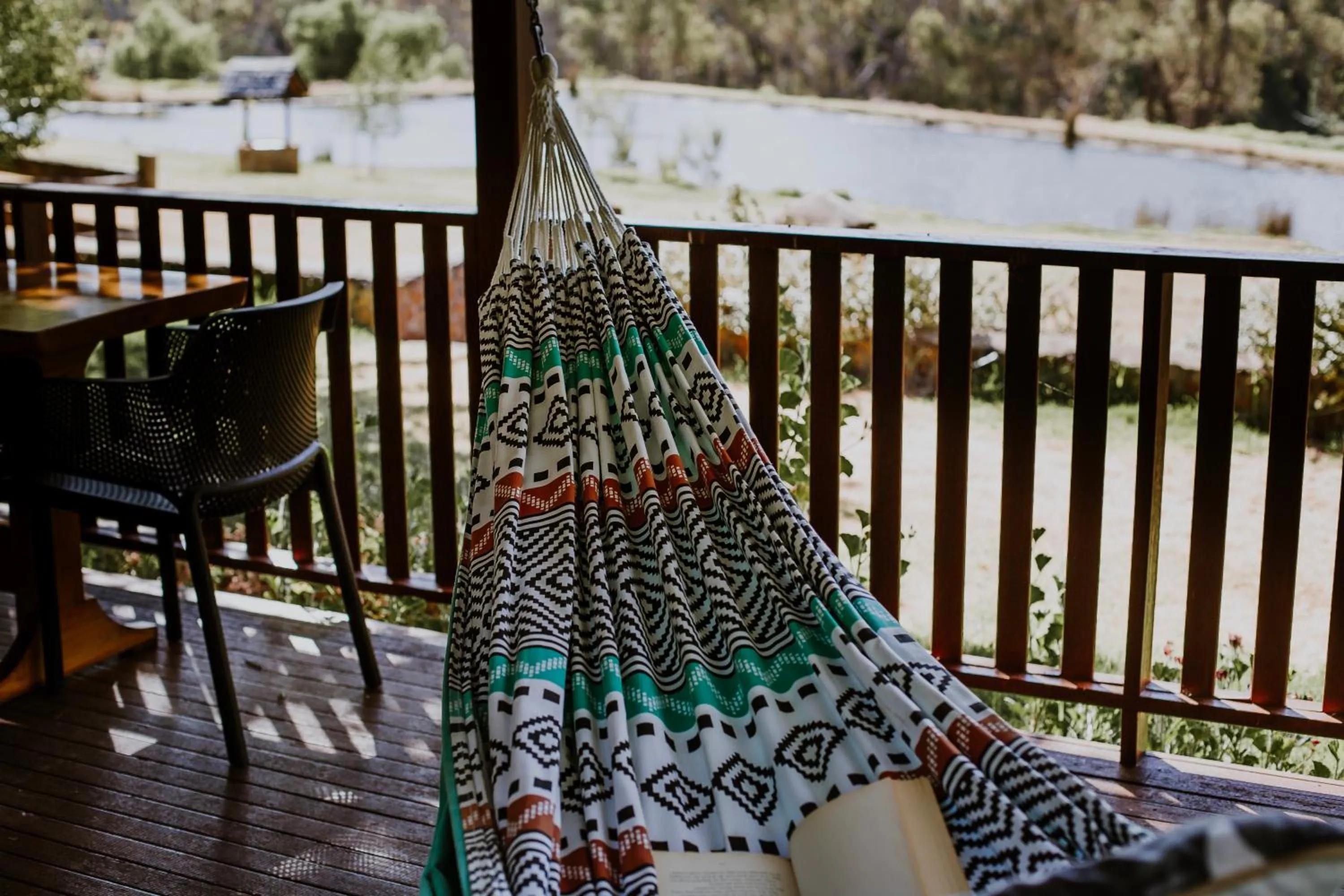 Balcony/Terrace in Clover Cottage Country Retreat