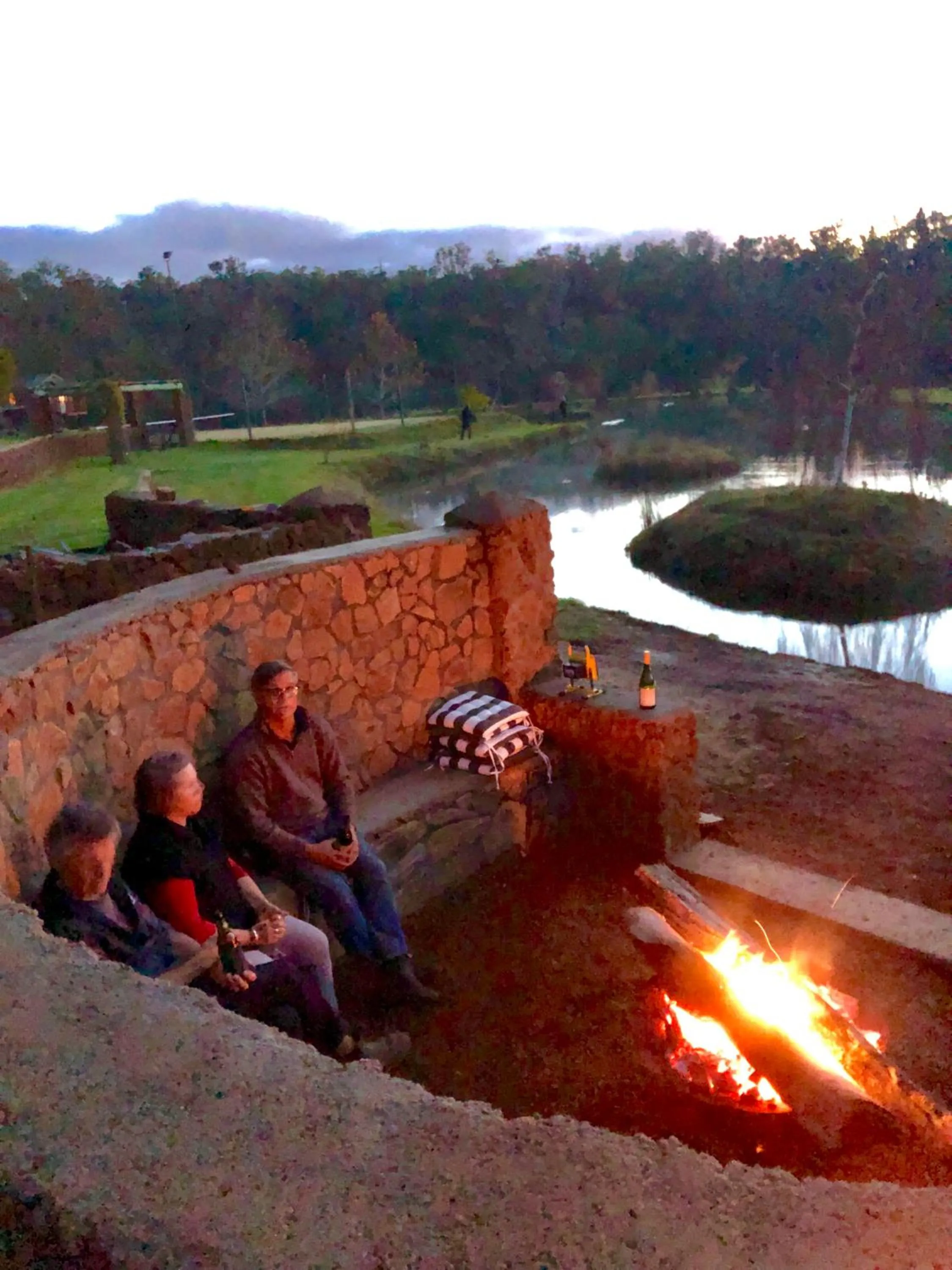 Lake view in Clover Cottage Country Retreat