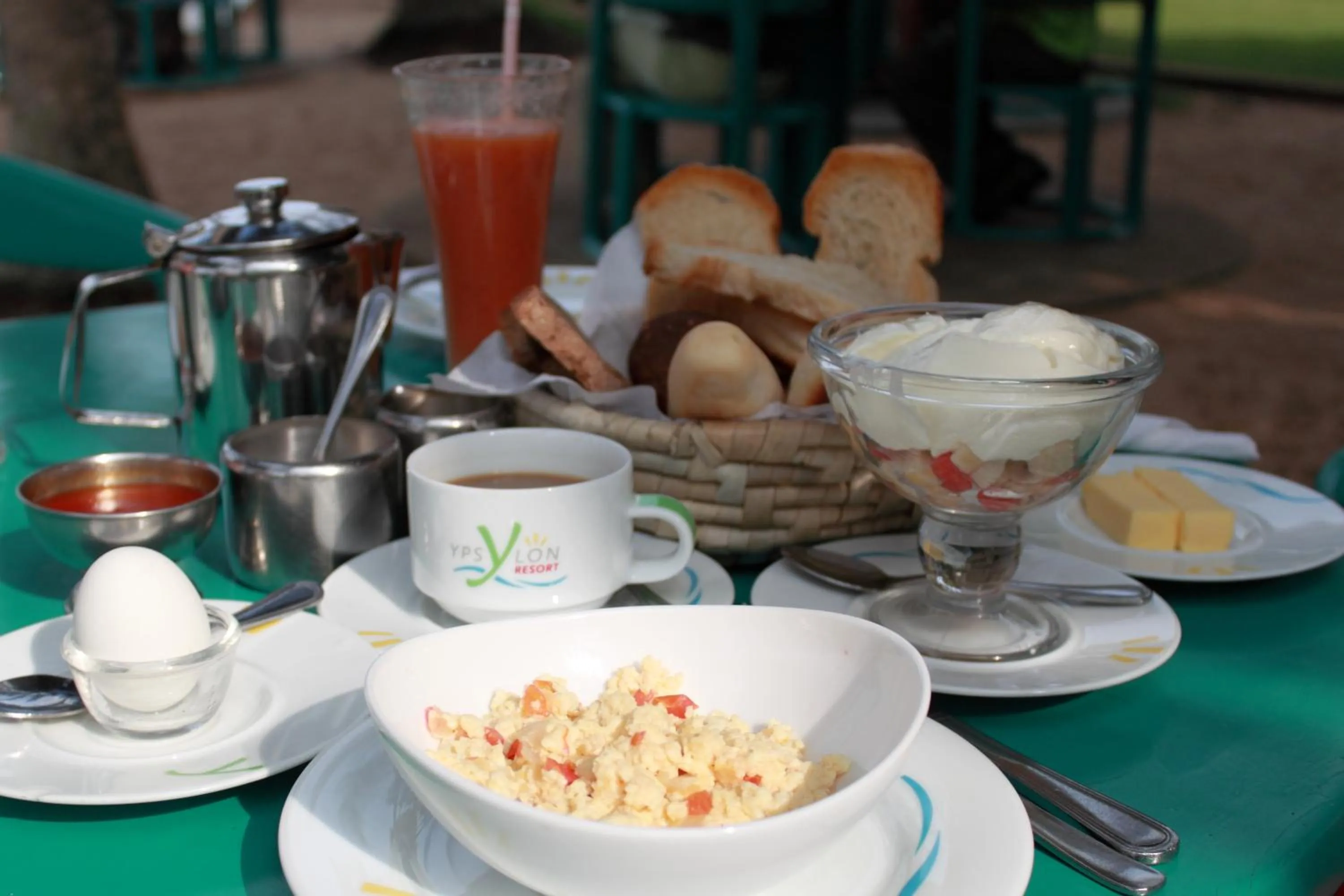 Continental breakfast in Ypsylon Tourist Resort