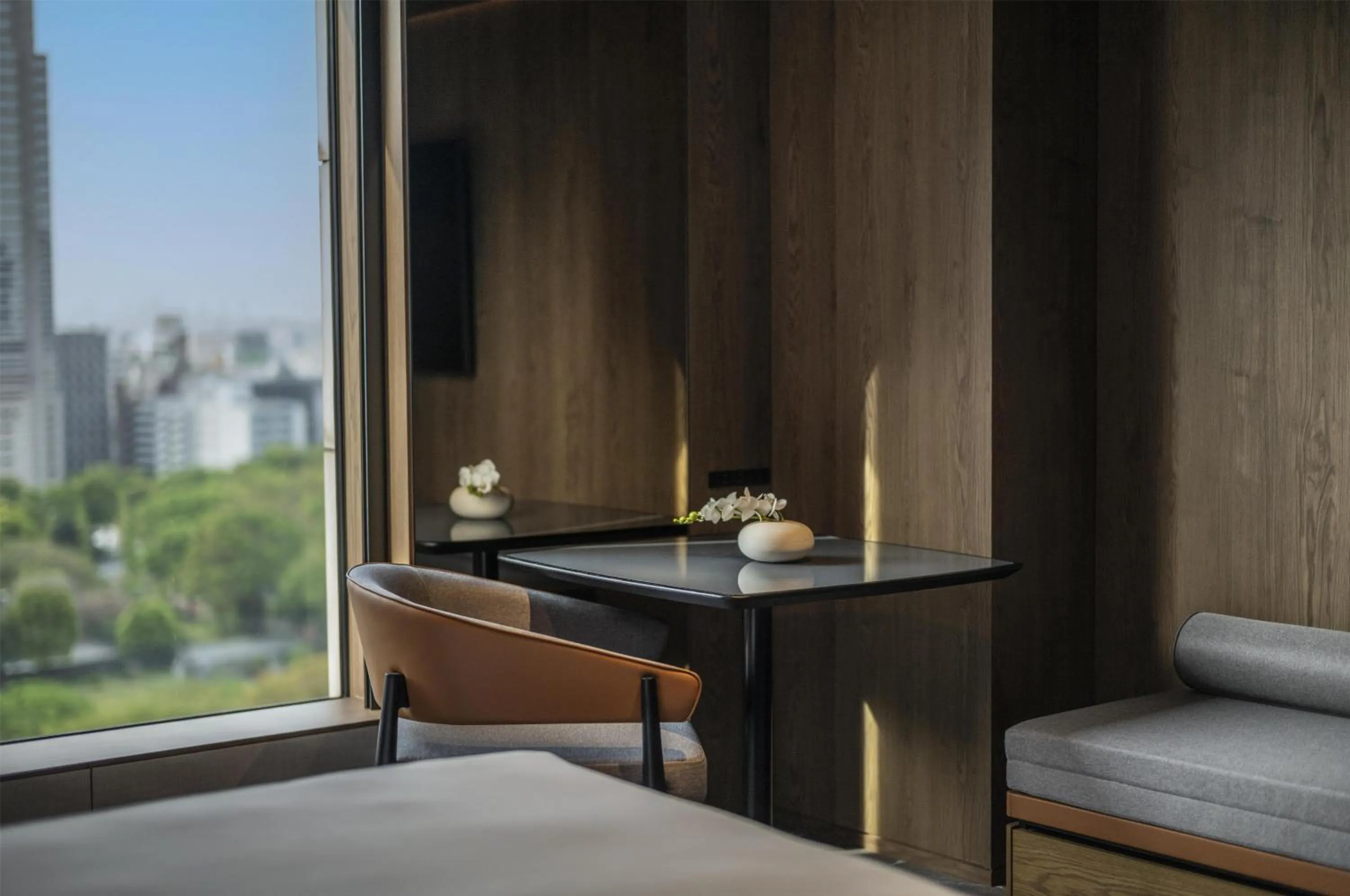 View (from property/room), Bed in Hyatt Regency Tokyo