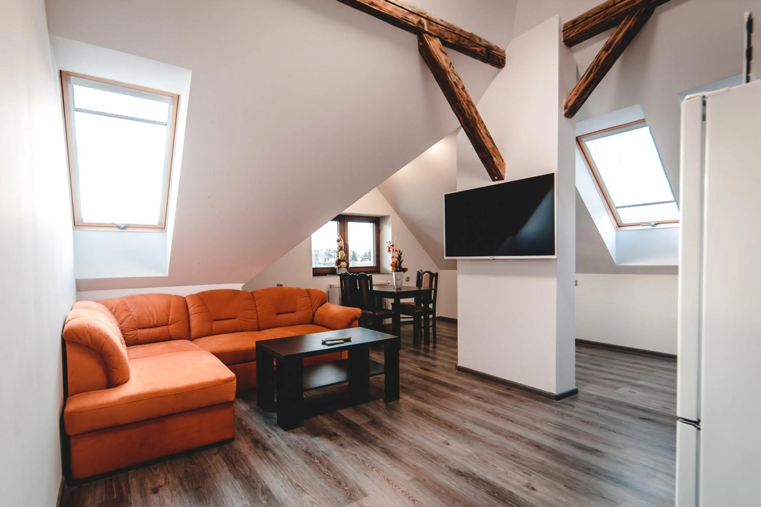 Communal lounge/ TV room in Villa u Arény