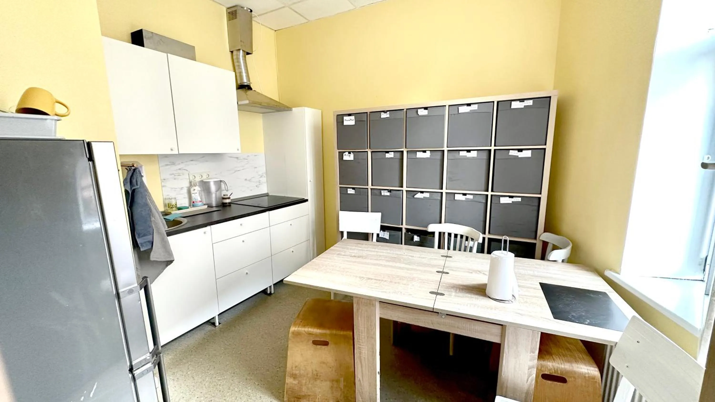 Dining area in Central Hostel