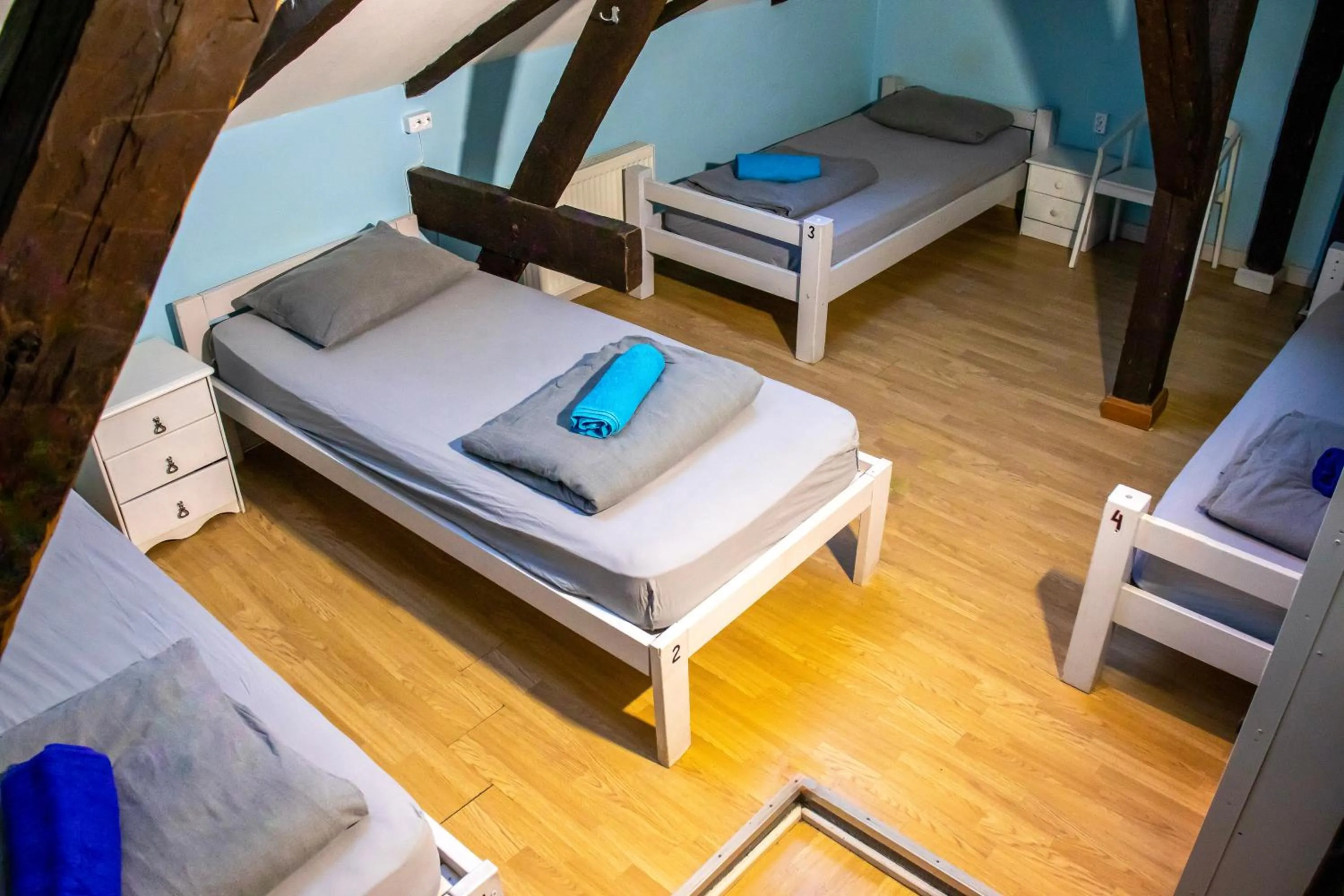 Bedroom, Bed in Central Hostel