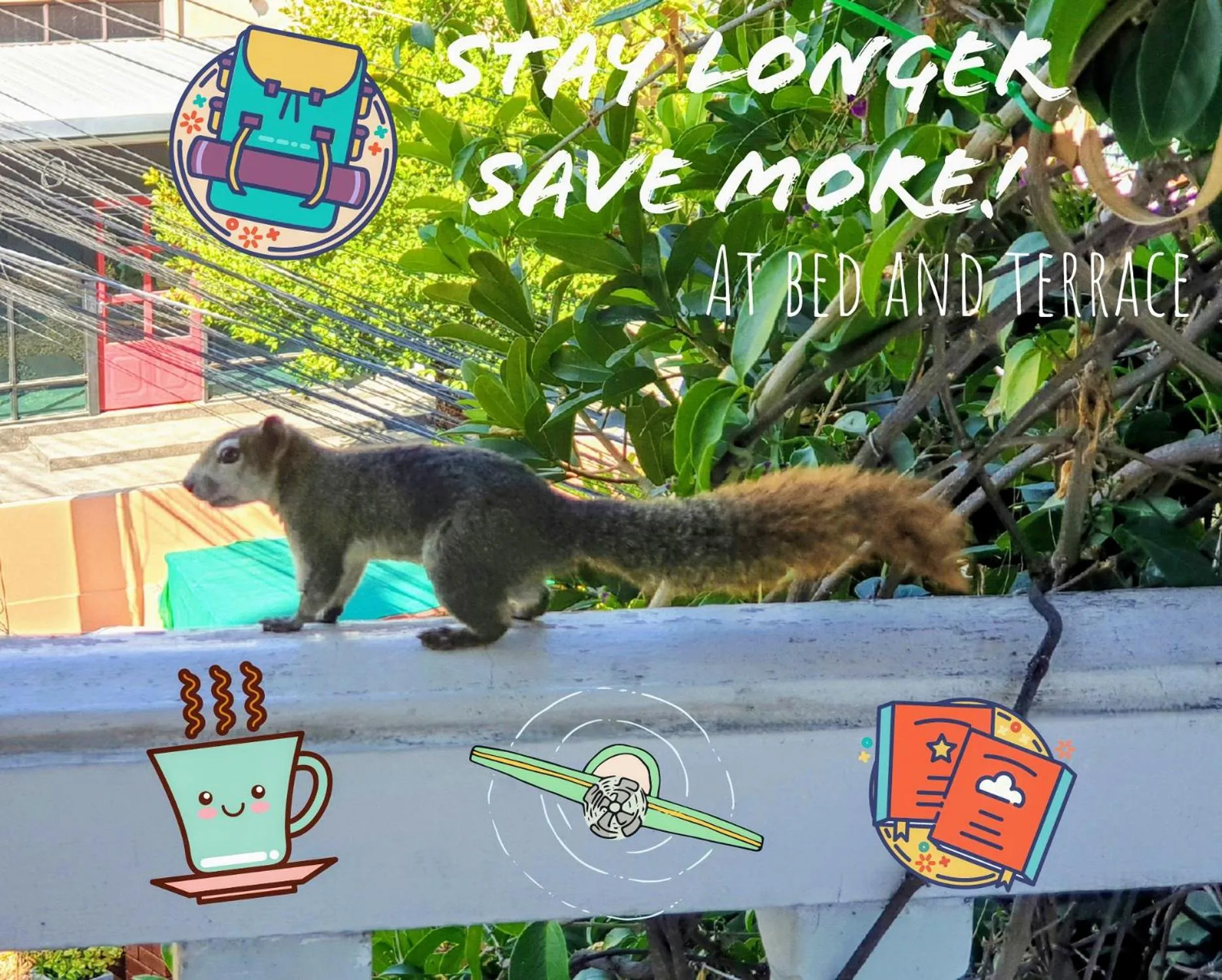 View (from property/room) in Bed and Terrace Guesthouse Chiang Mai