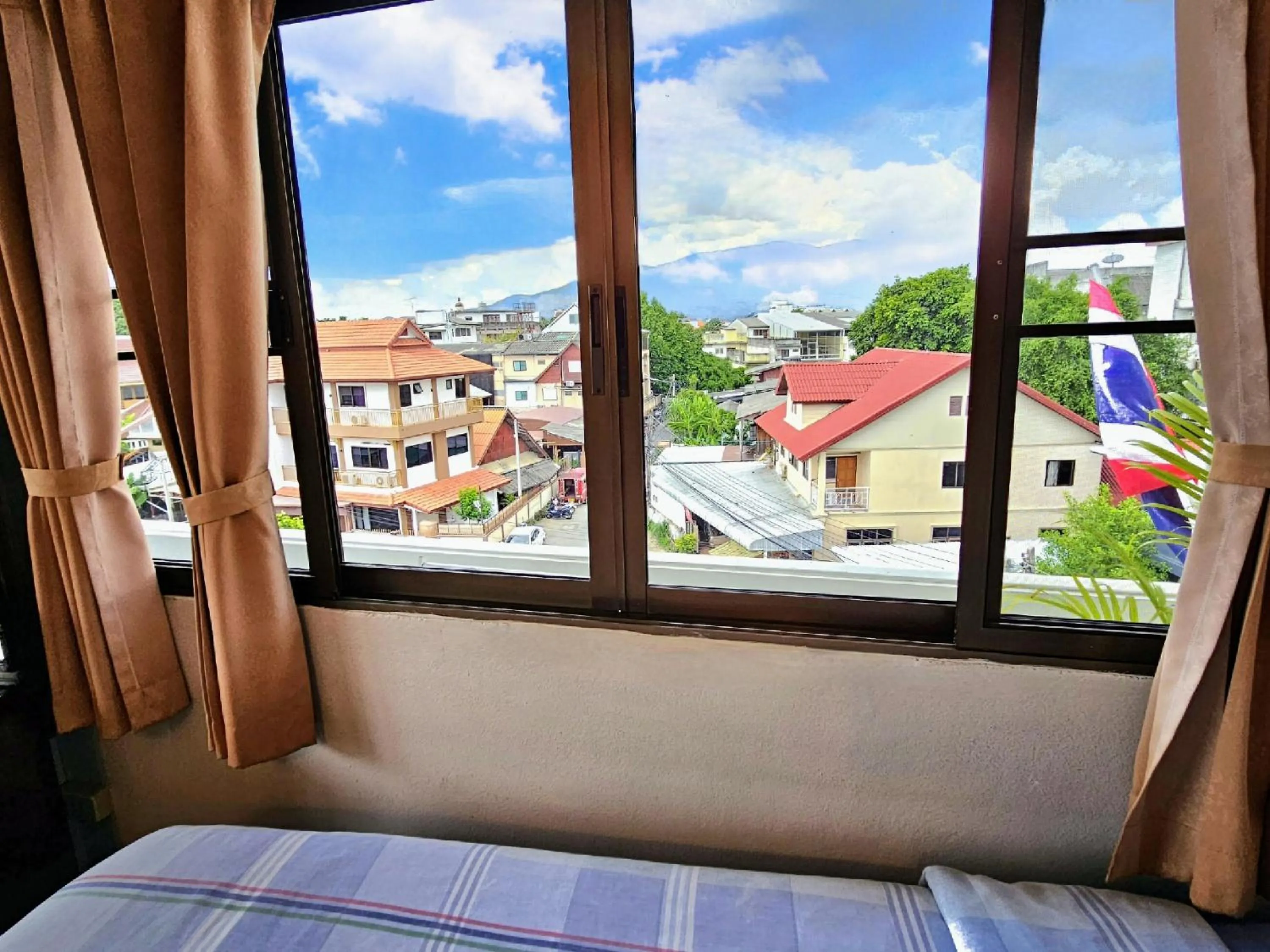 Mountain view, Bed in Bed and Terrace Guesthouse Chiang Mai