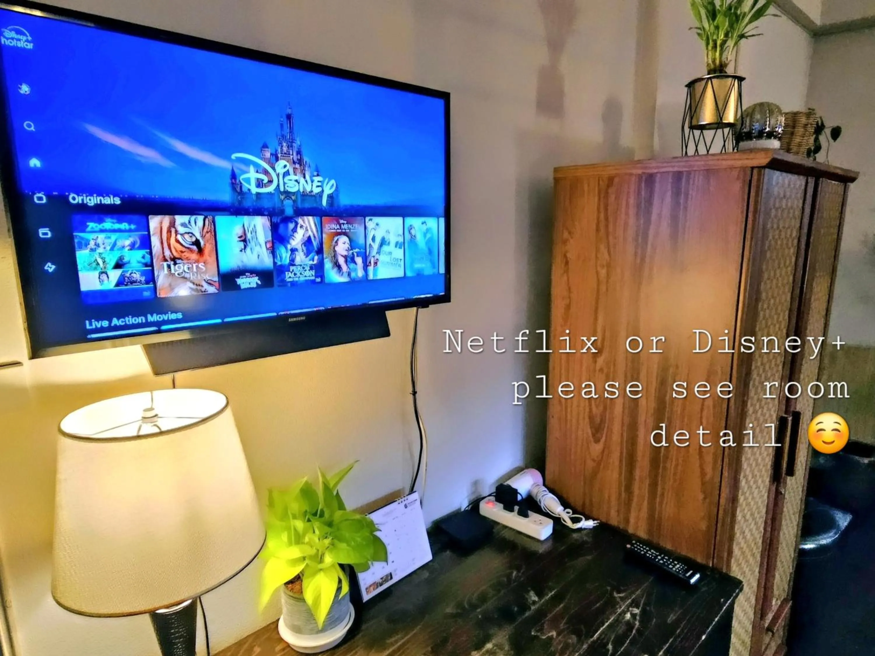 TV and multimedia in Bed and Terrace Guesthouse Chiang Mai