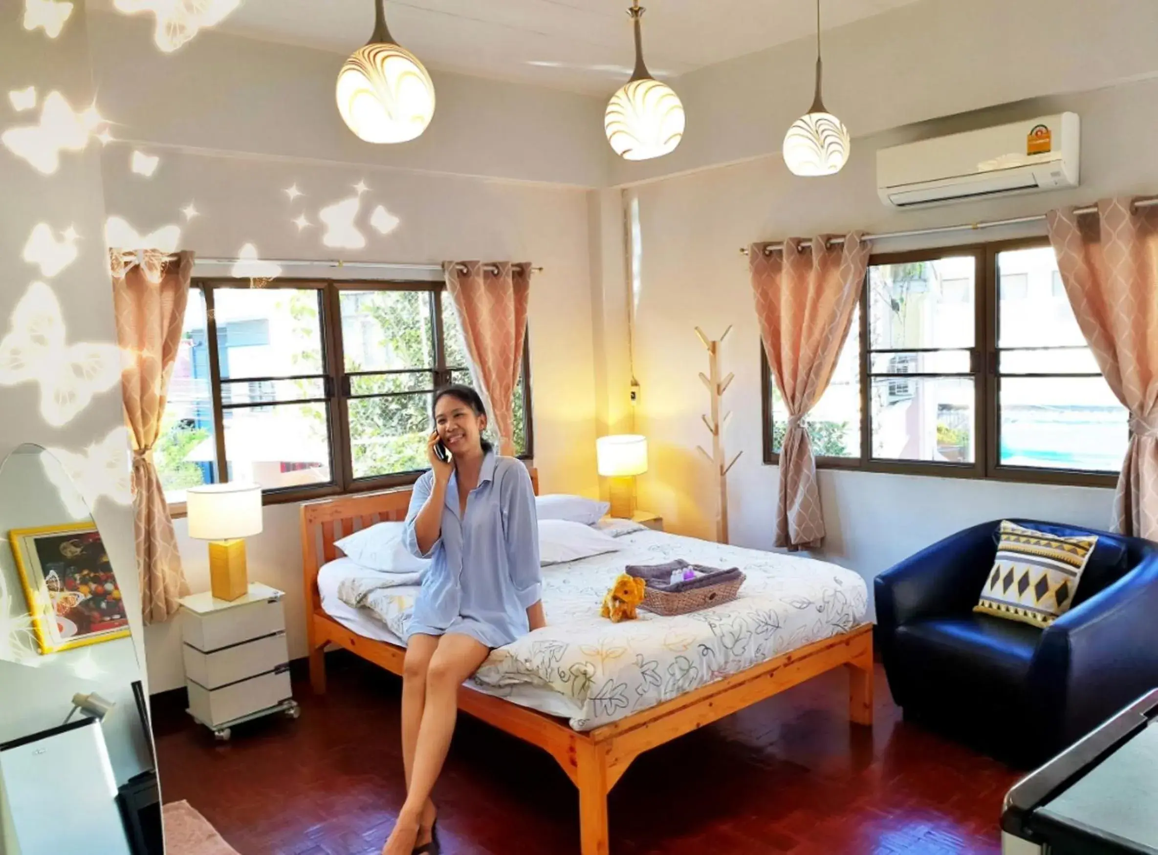 Photo of the whole room, Bed in Bed and Terrace Guesthouse Chiang Mai Photo of the whole room, Bed in Bed and Terrace Guesthouse Chiang Mai