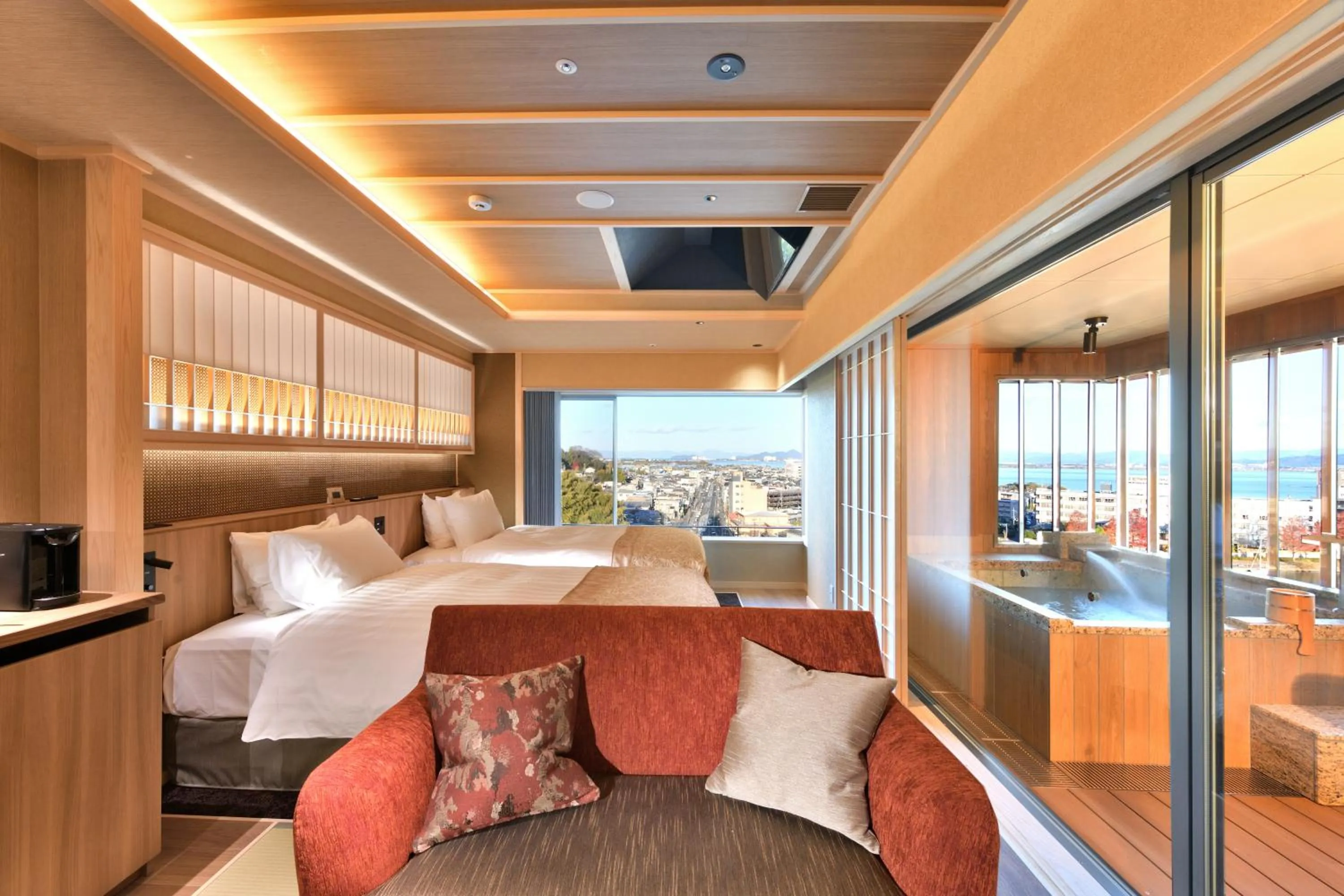 Hot Spring Bath in Yumotokan