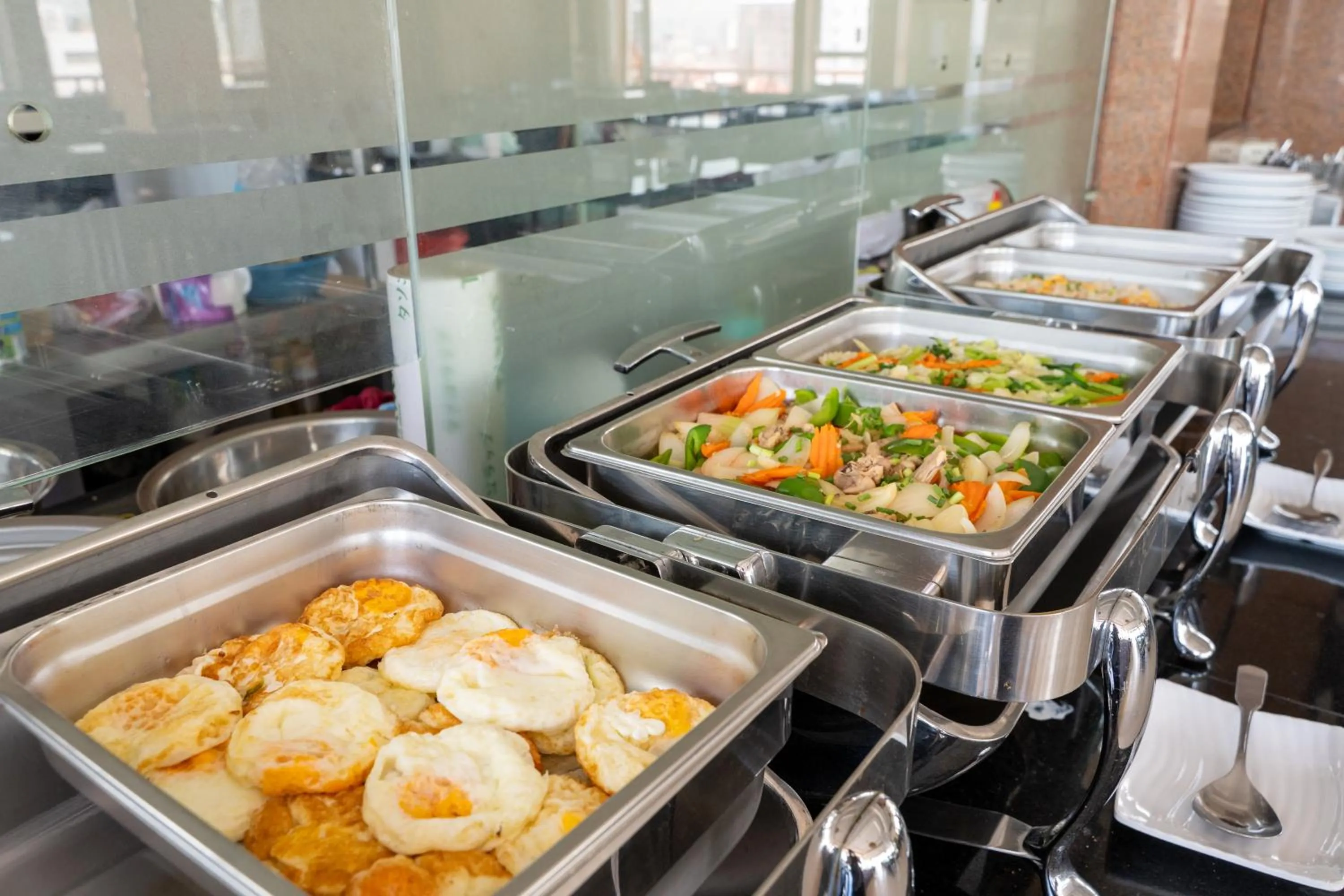 Buffet breakfast in Salita Hotel Phnom Penh