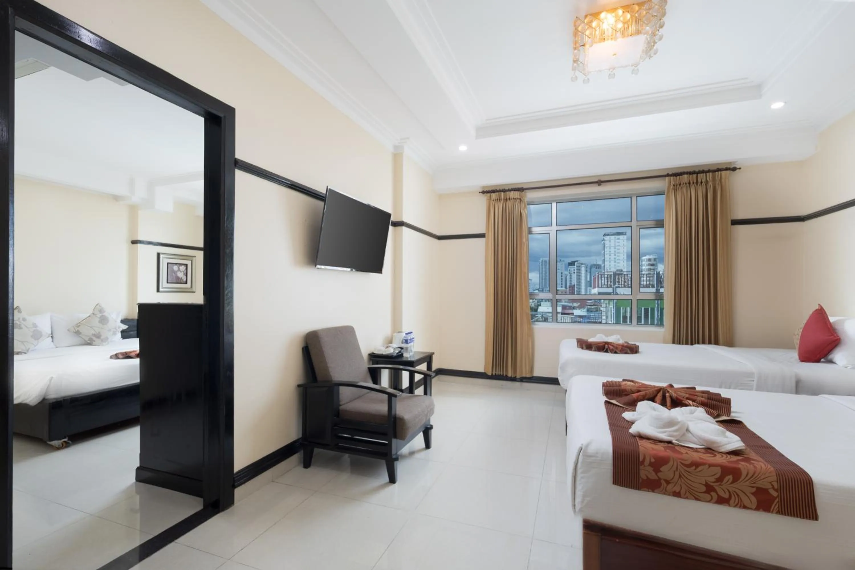 Bed in Salita Hotel Phnom Penh