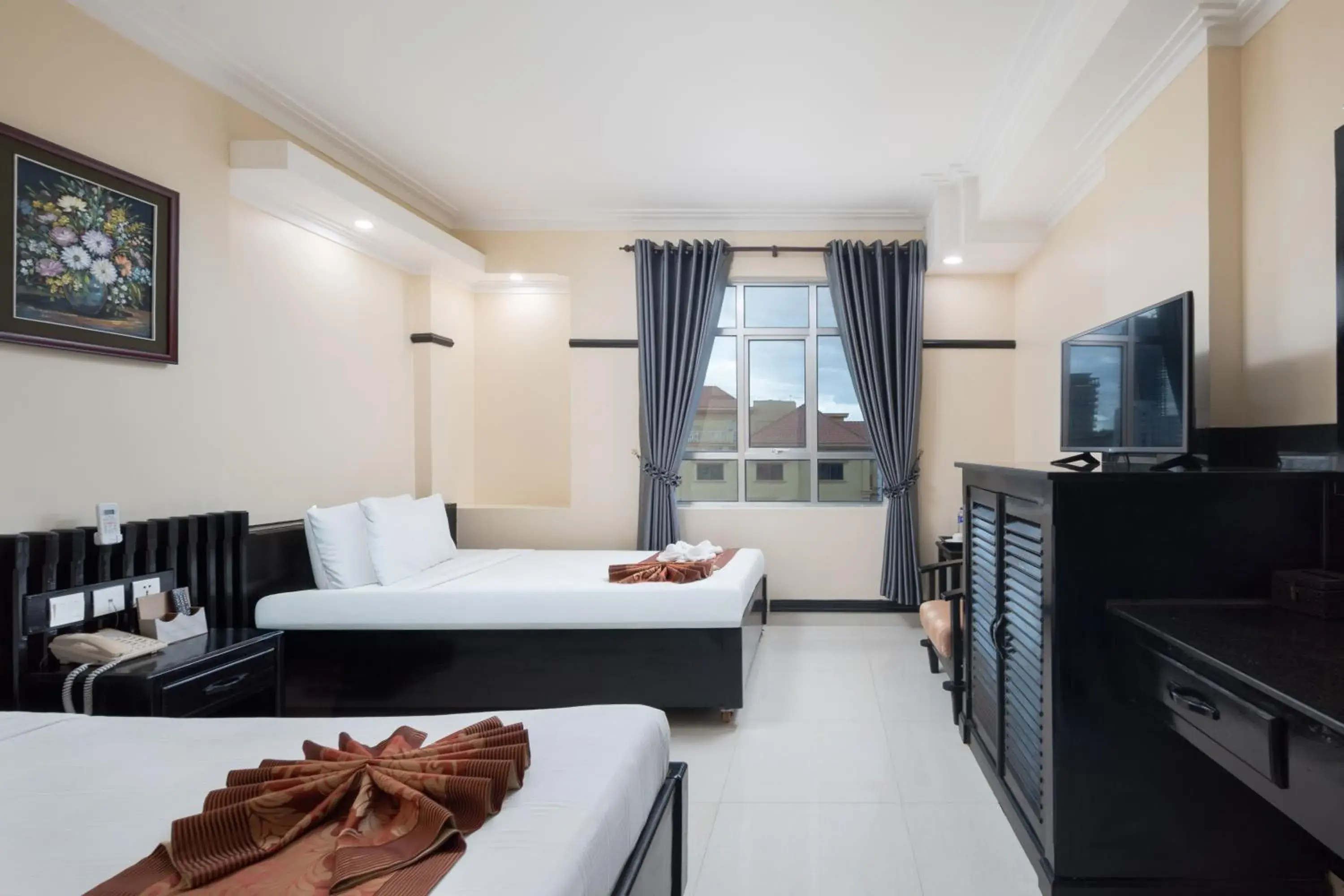 Bed in Salita Hotel Phnom Penh Bed in Salita Hotel Phnom Penh