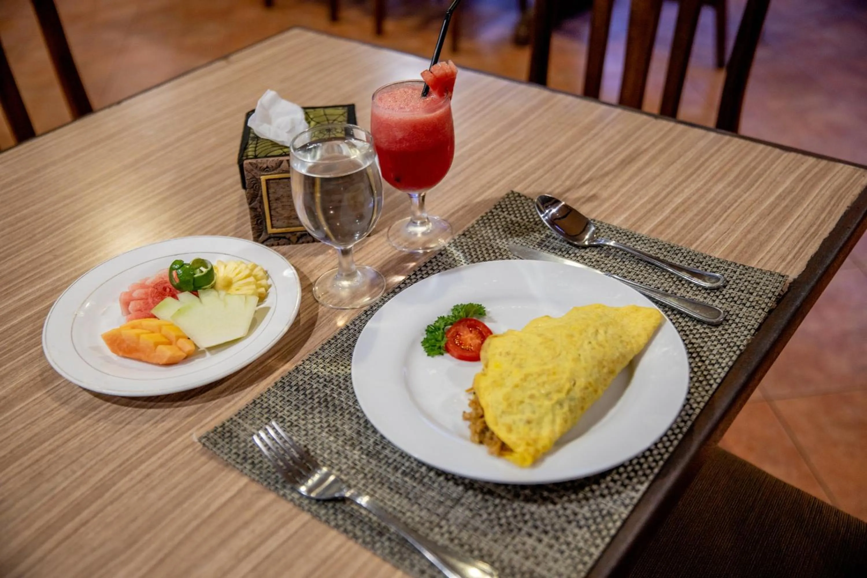 Food and drinks in De Munut Balinese Resort