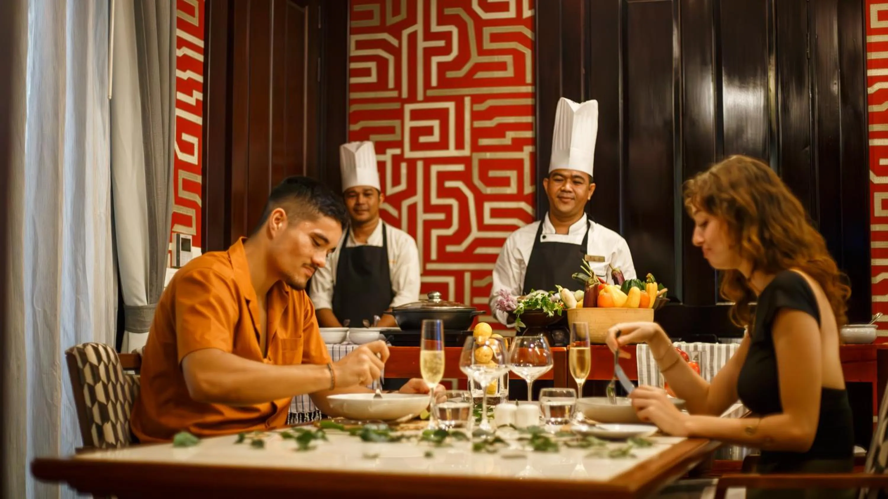 Food and drinks in Anantara Angkor Resort