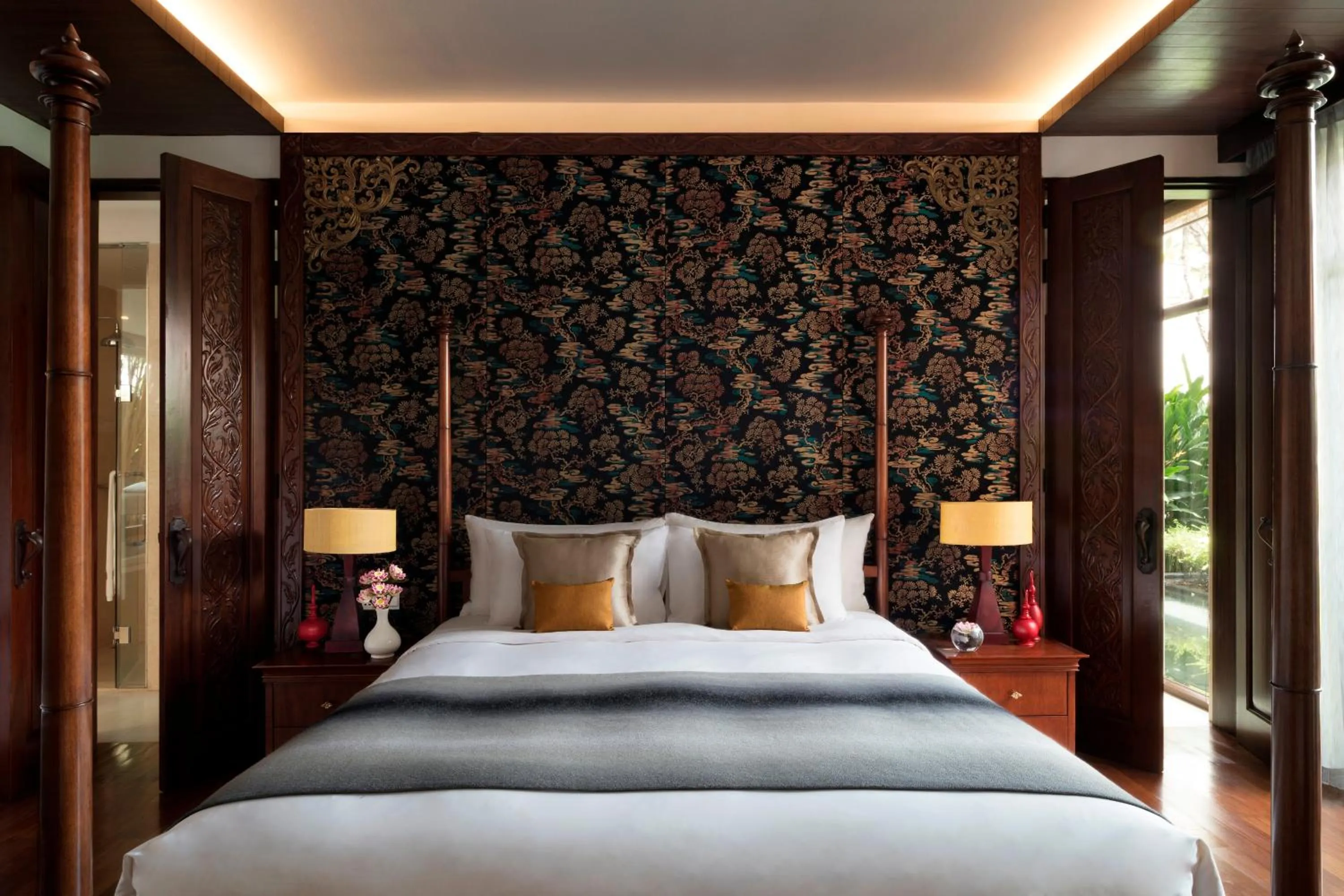 Bedroom, Bed in Anantara Angkor Resort