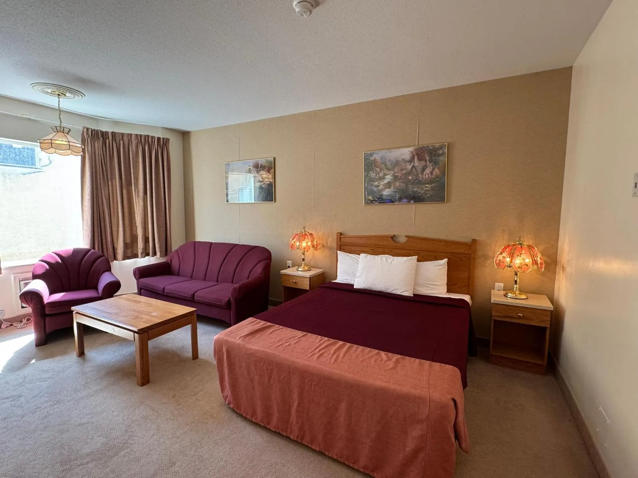 Bedroom, Bed in Western Budget Motel Ponoka