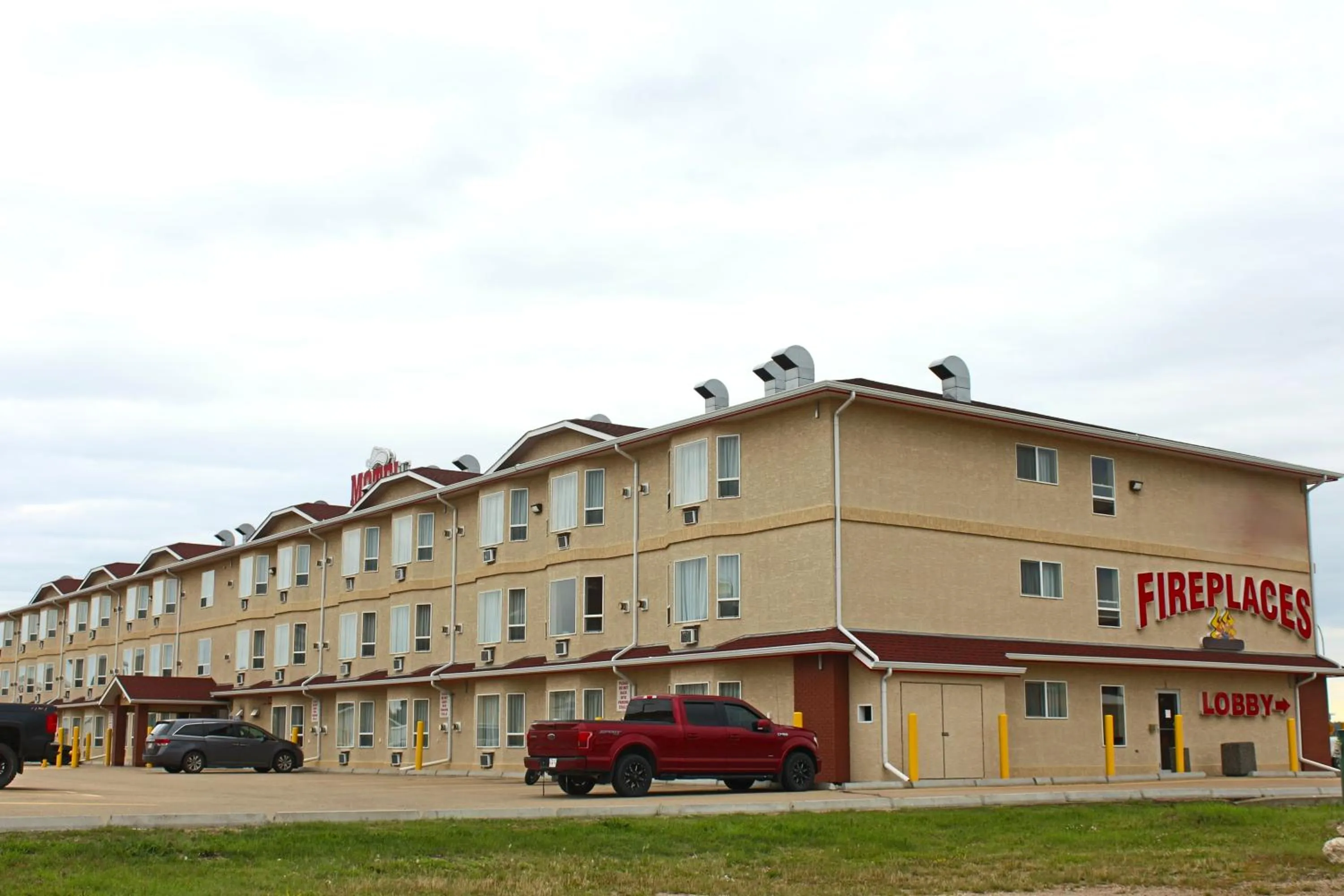 Property building in Western Budget Motel Ponoka